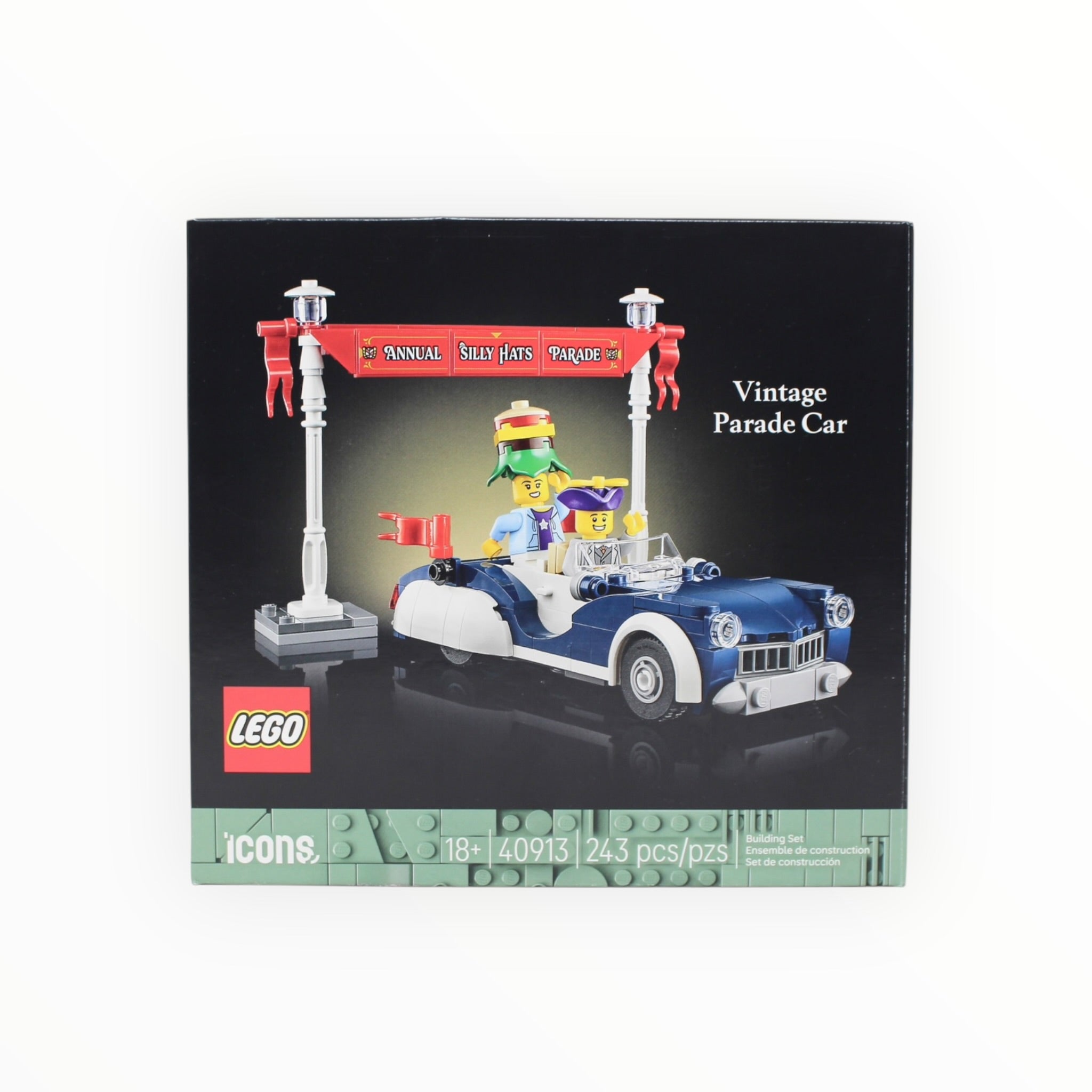Certified Used Set 40913 LEGO Vintage Parade Car (open box, sealed bags)