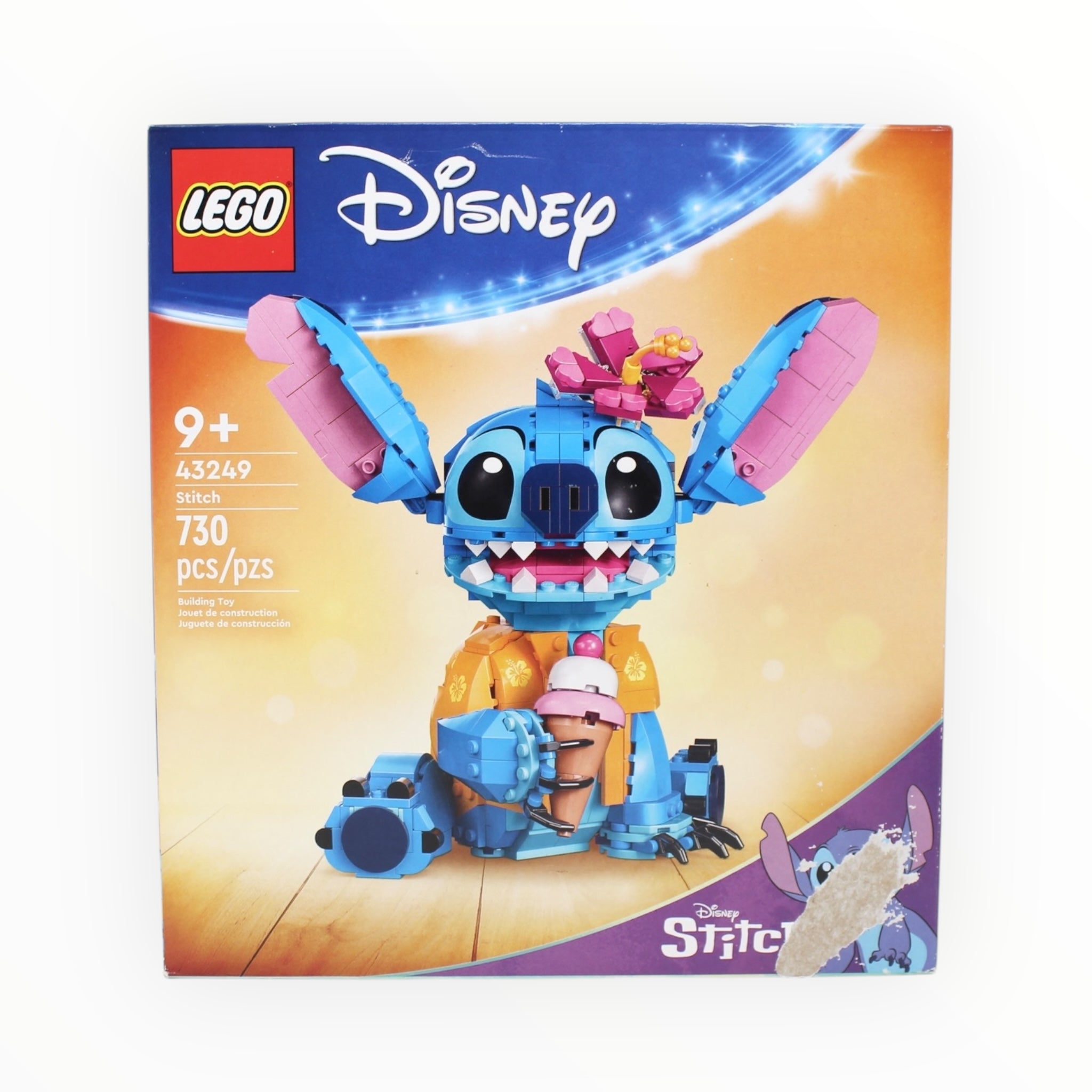Certified Used Set 43249 Disney Stitch (slight box damage)