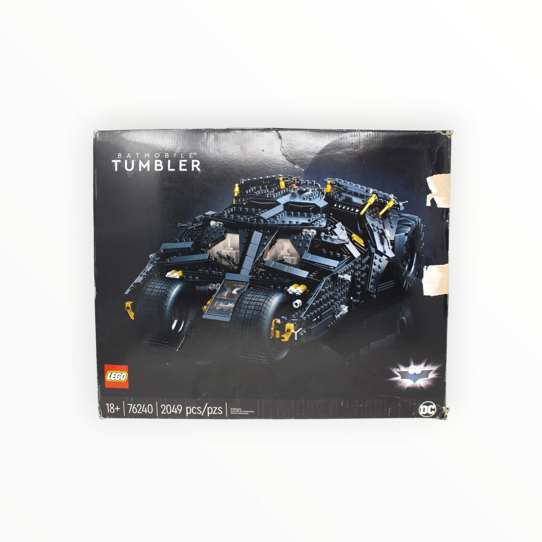Certified Used Set 76240 DC Batman Batmobile Tumbler (2021, damaged box, sealed bags)