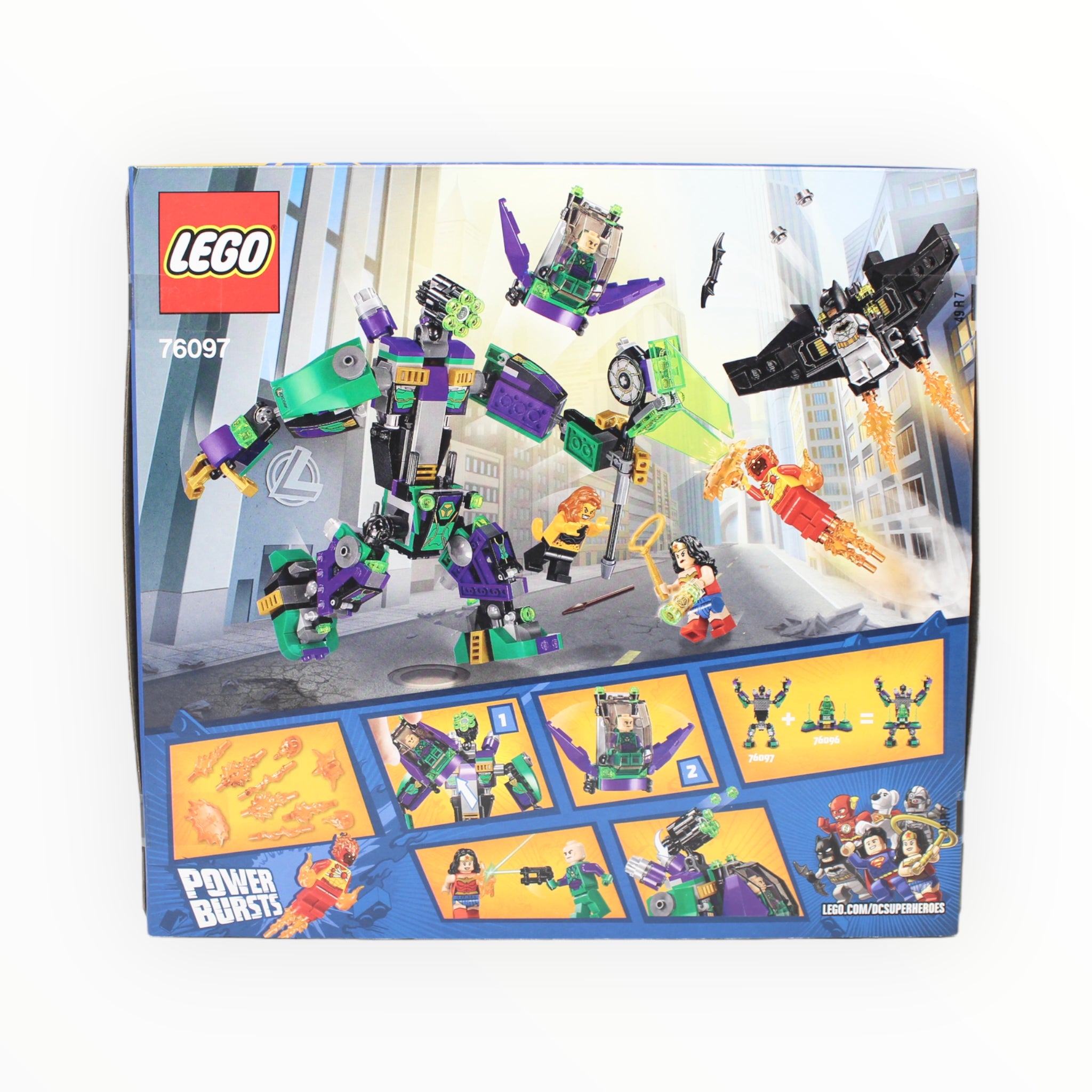 Retired Set 76097 DC Super Heroes Lex Luthor Mech Takedown