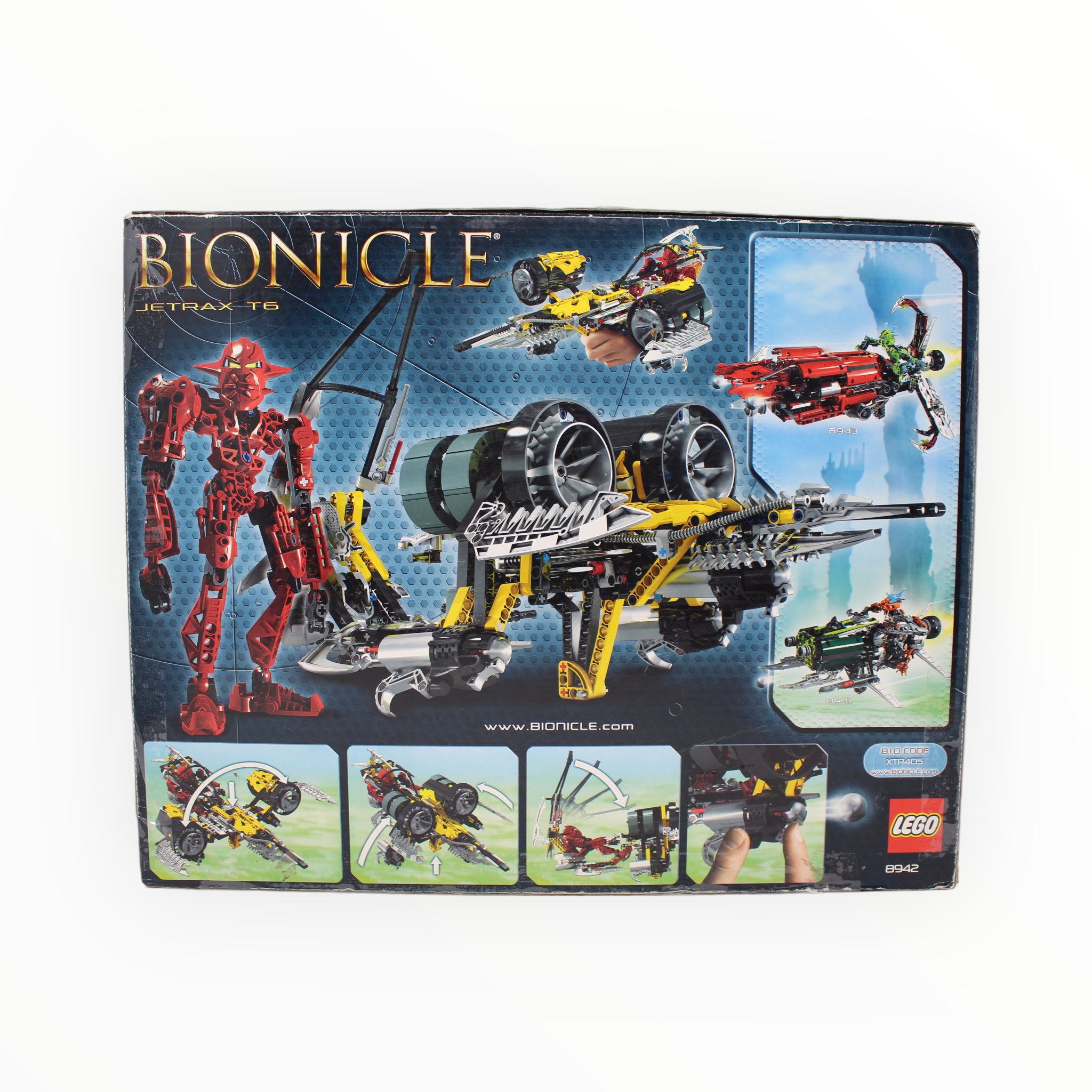Certified Used Set 8942 Bionicle Jetrax T6