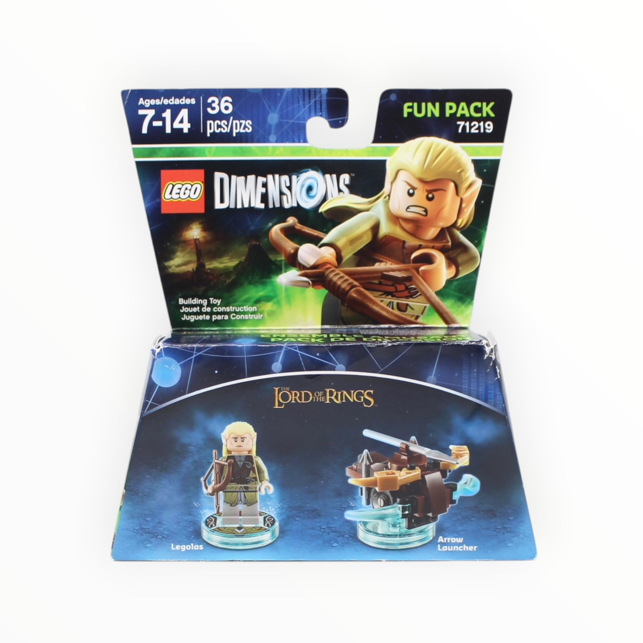 Retired Set 71219 Dimensions Fun Pack - The Lord of the Rings Legolas and Arrow Launcher (slight box damage)