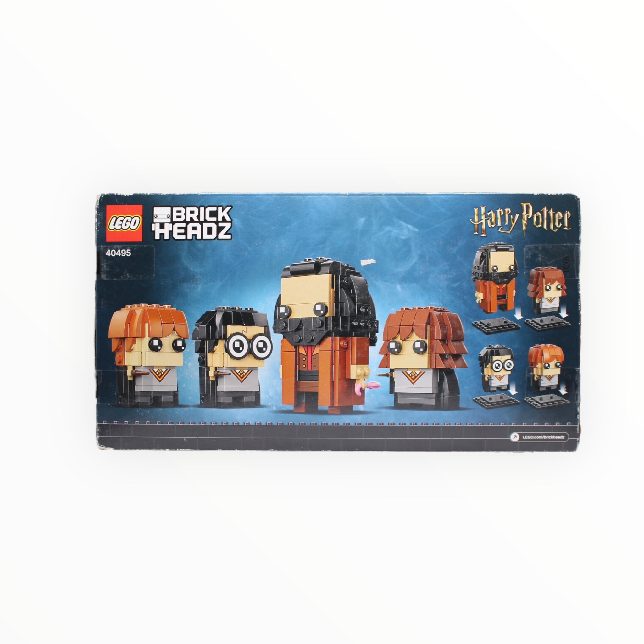 Retired Set 40495 Harry Potter BrickHeadz Harry, Hermione, Ron & Hagrid
