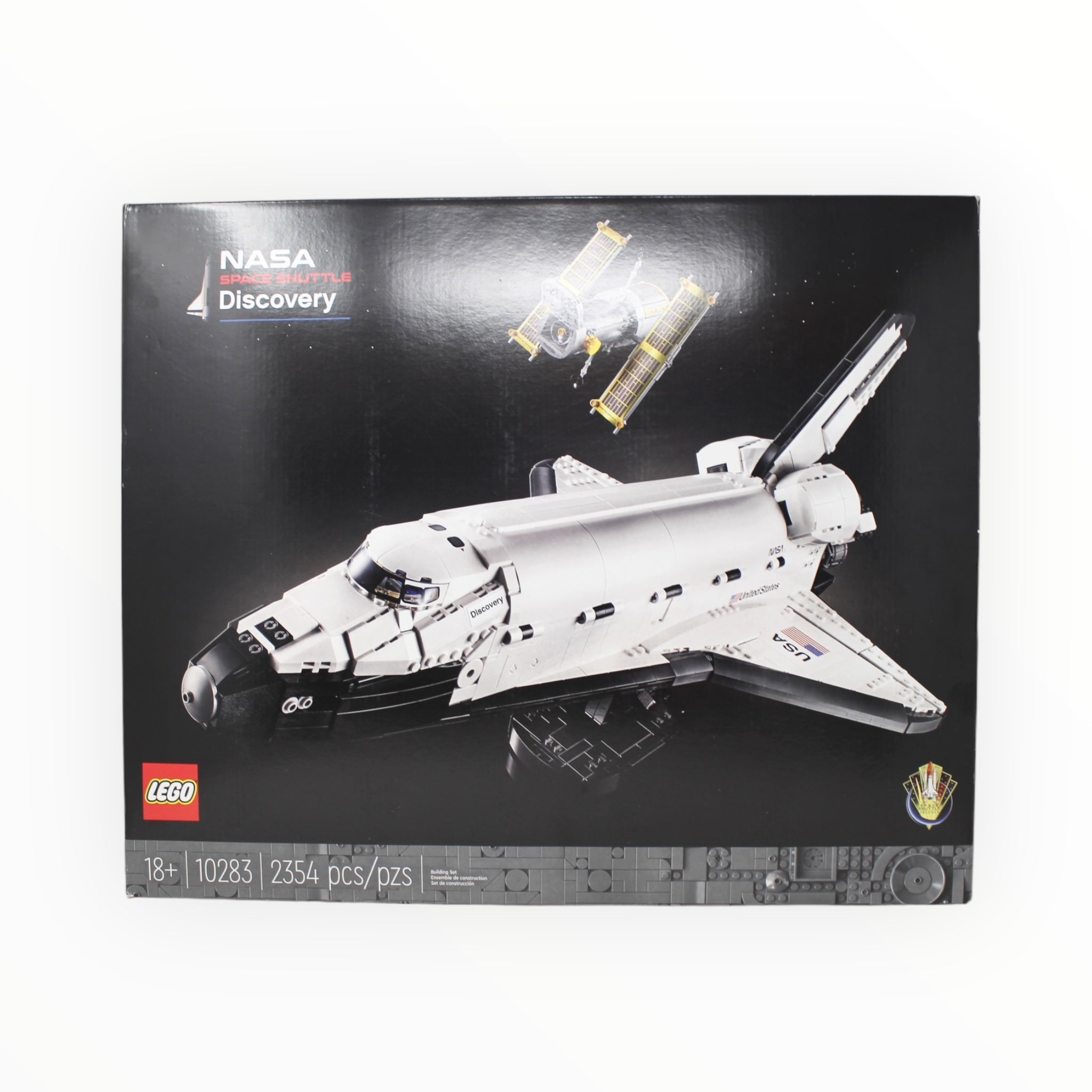Certified Used Set 10283 LEGO NASA Space Shuttle Discovery (open box, sealed bags)
