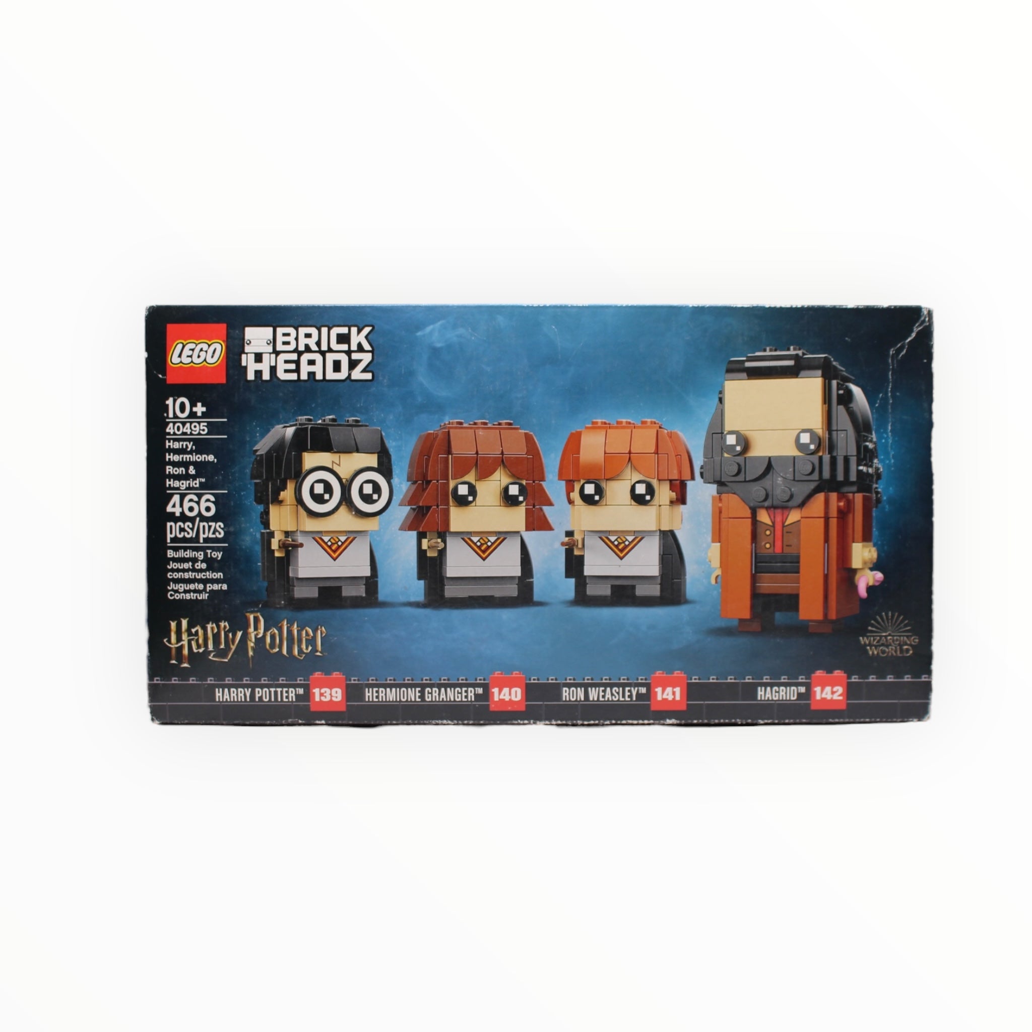 Retired Set 40495 Harry Potter BrickHeadz Harry, Hermione, Ron & Hagrid