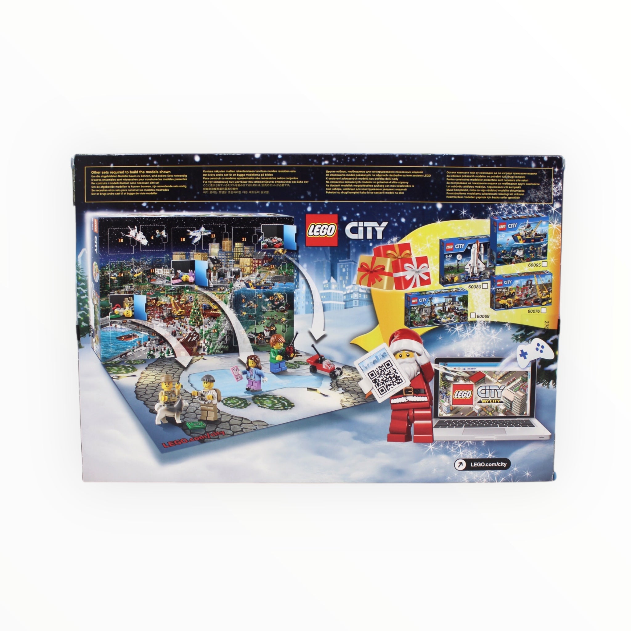 Certified Used Set 60099 City Advent Calendar 2015 (open box, most bags sealed)