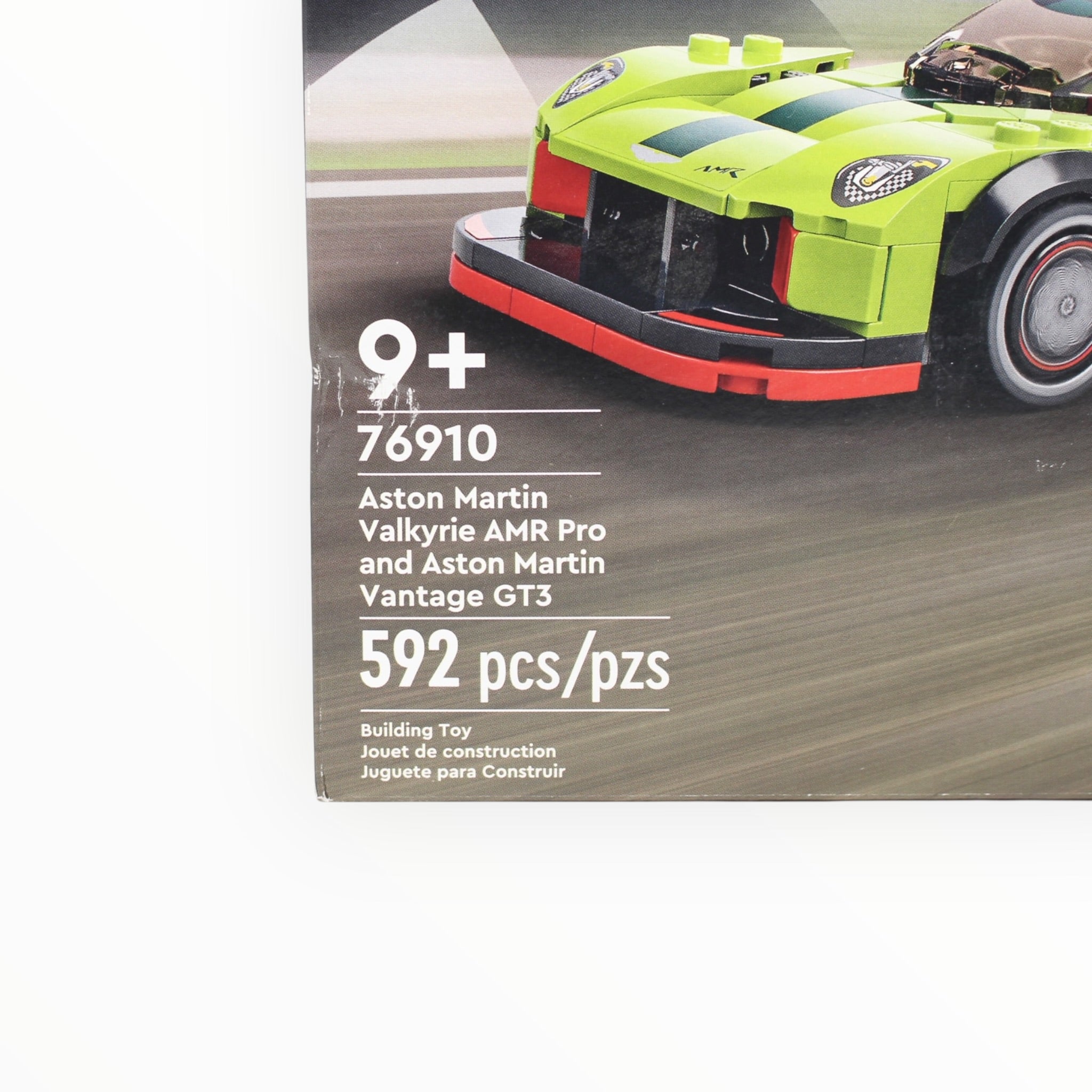 Retired Set 76910 Speed Champions Aston Martin Valkyrie AMR Pro and Aston Martin Vantage GT3 (slight box damage)