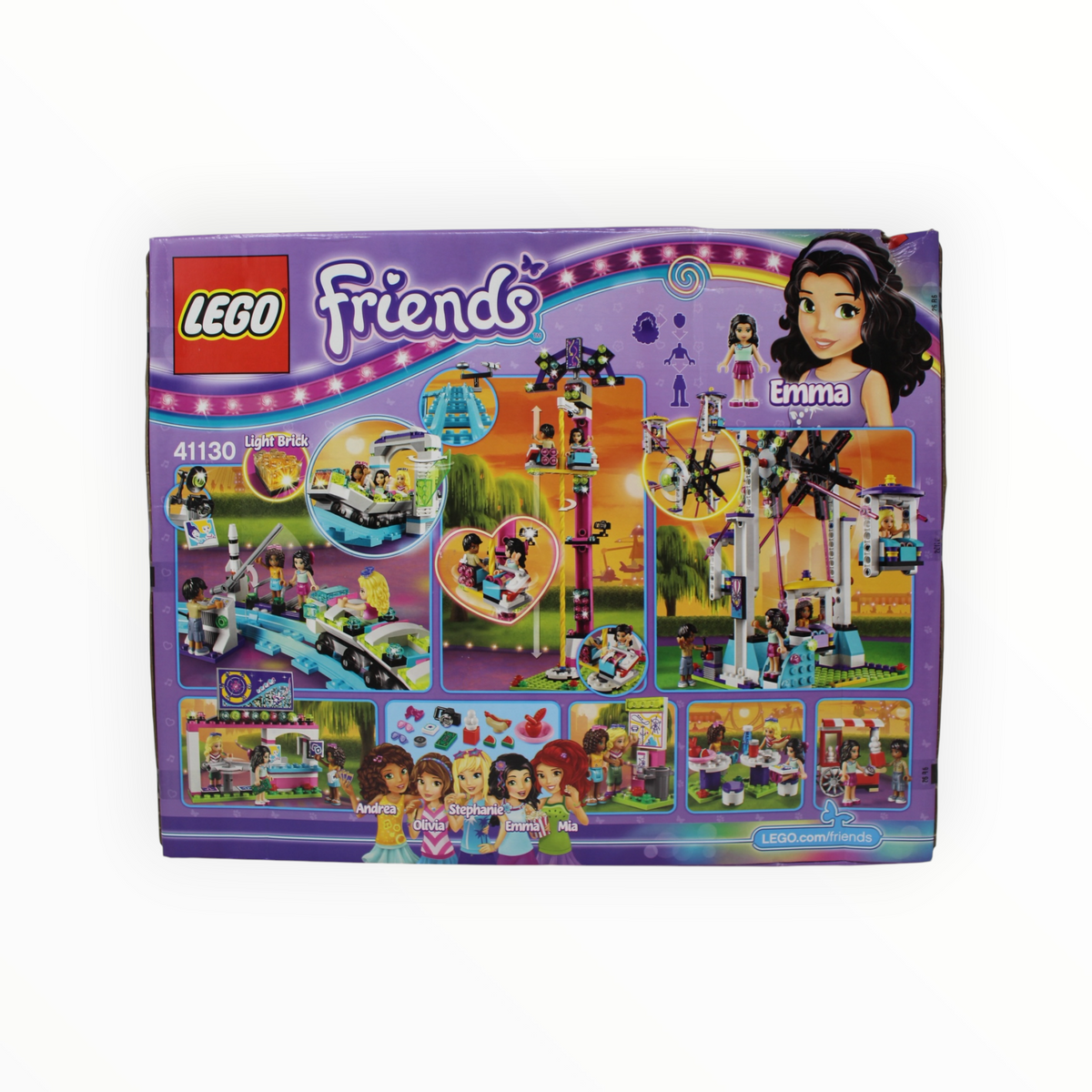 Retired Set 41130 Friends Amusement Park Roller Coaster (damaged box)