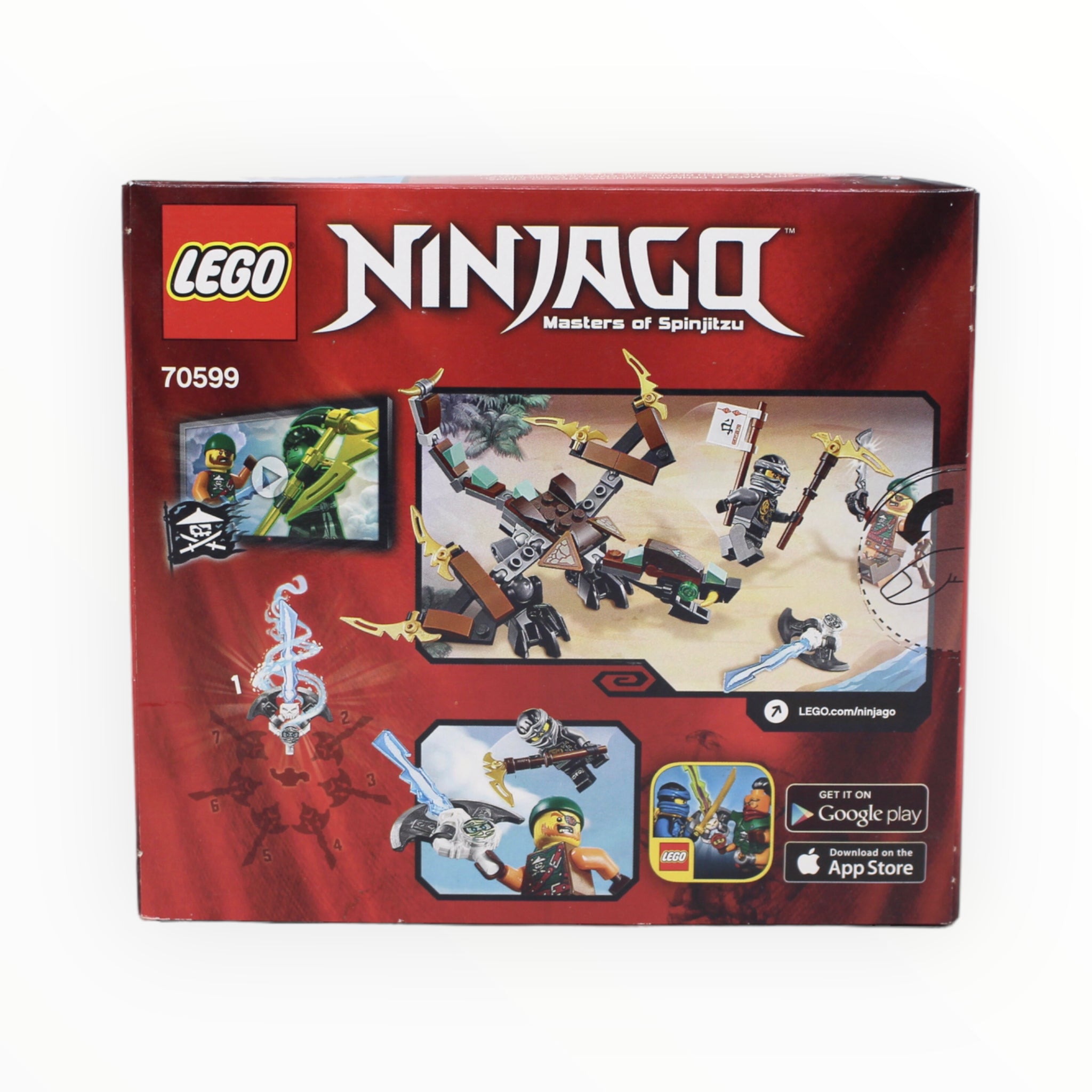 Retired Set 70599 Ninjago Cole’s Dragon