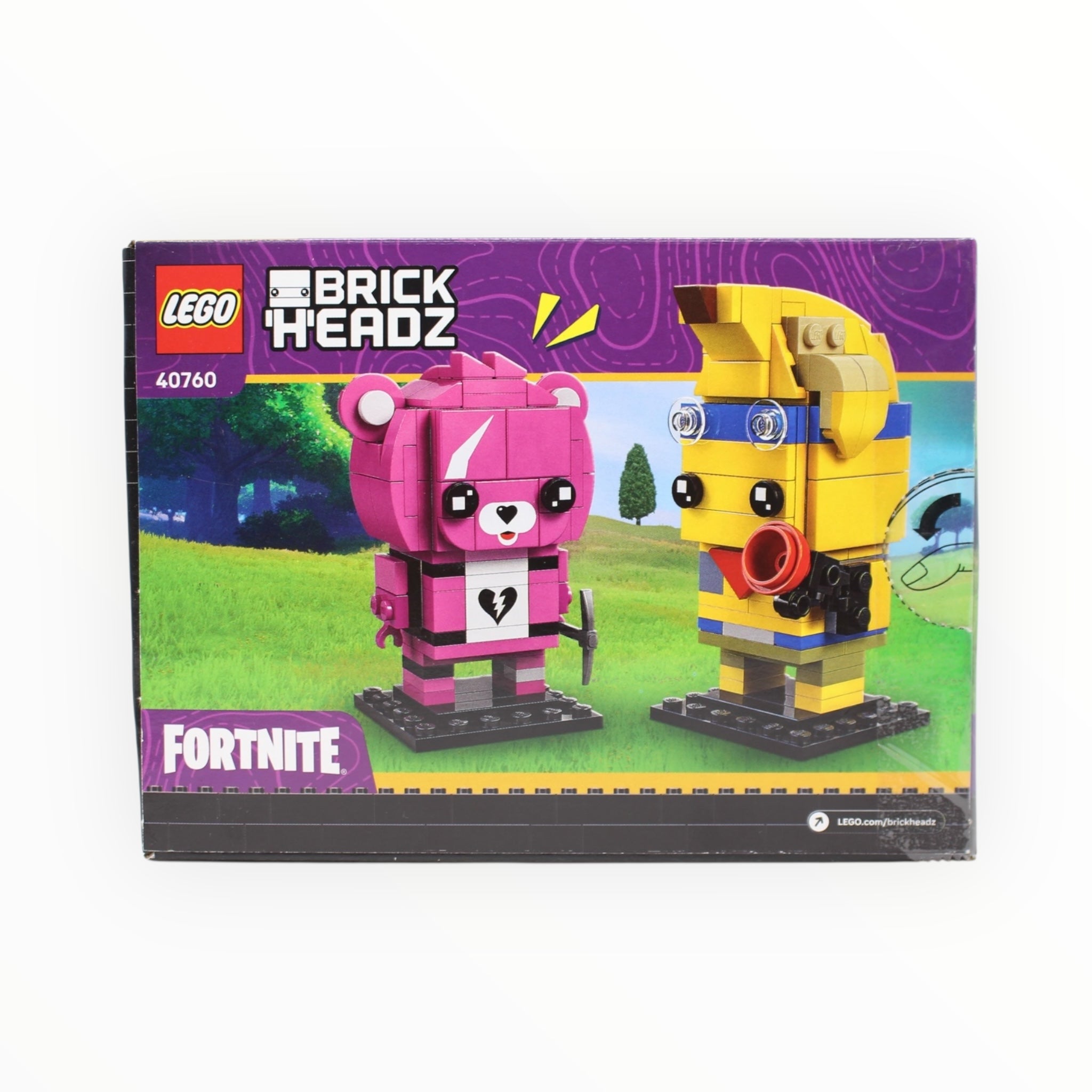 Certified Used Set 40760 Fortnite BrickHeadz Adventure Peely & Cuddle Team Leader