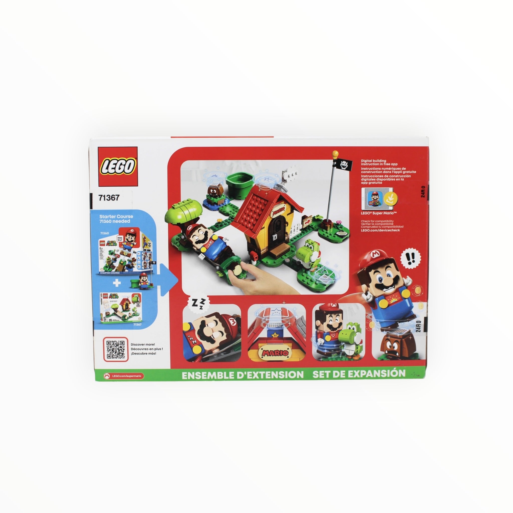 Retired Set 71367 Super Mario Marios House & Yoshi Expansion Set