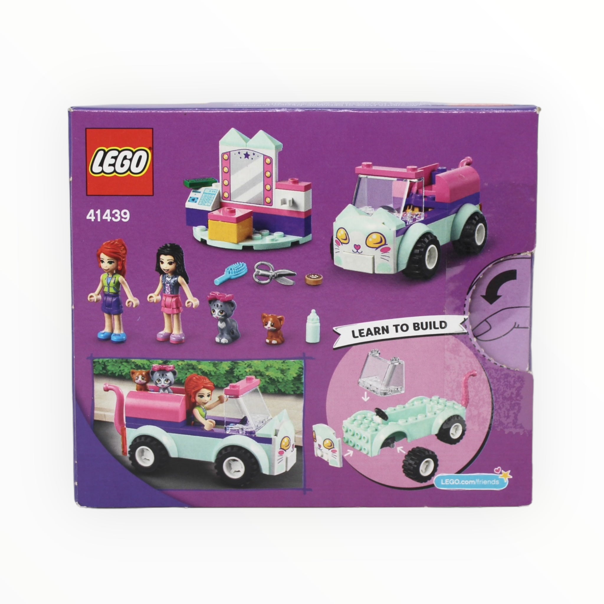 Certified Used Set 41439 Friends Cat Grooming Car