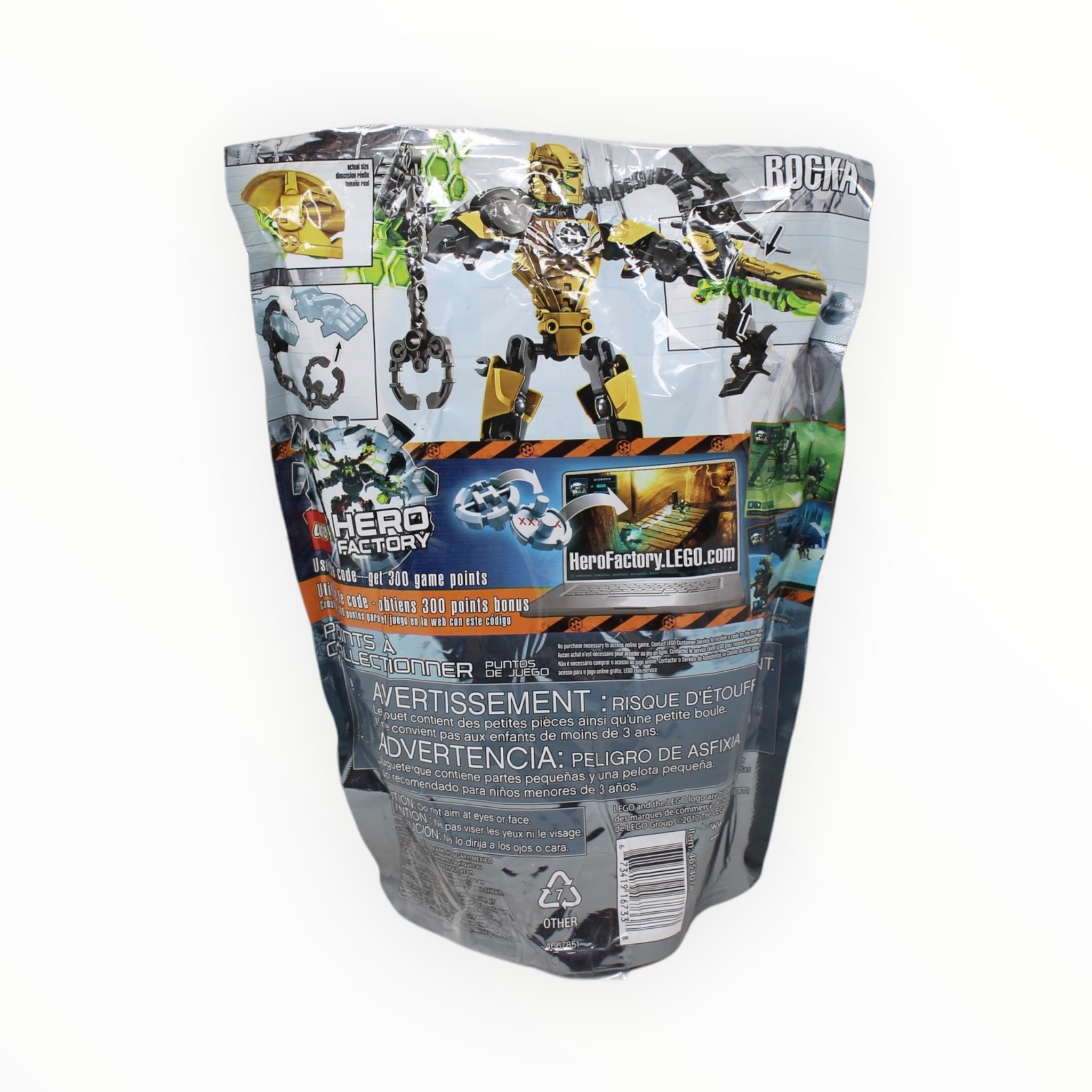 Certified Used Set 6202 Hero Factory Rocka