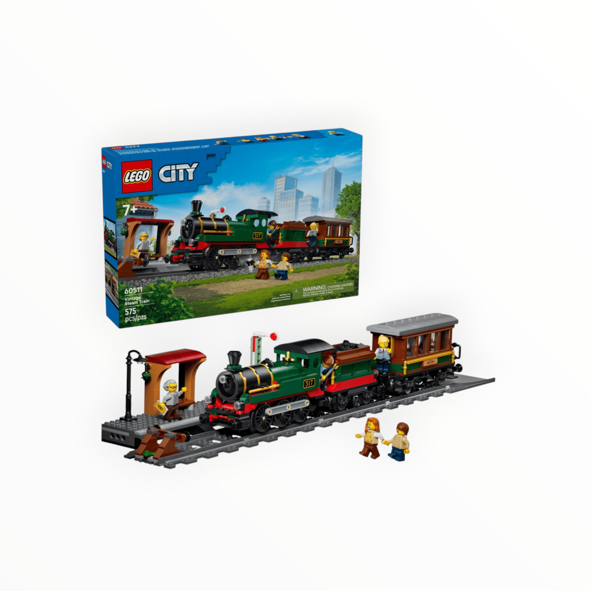 60511 City Vintage Steam Train