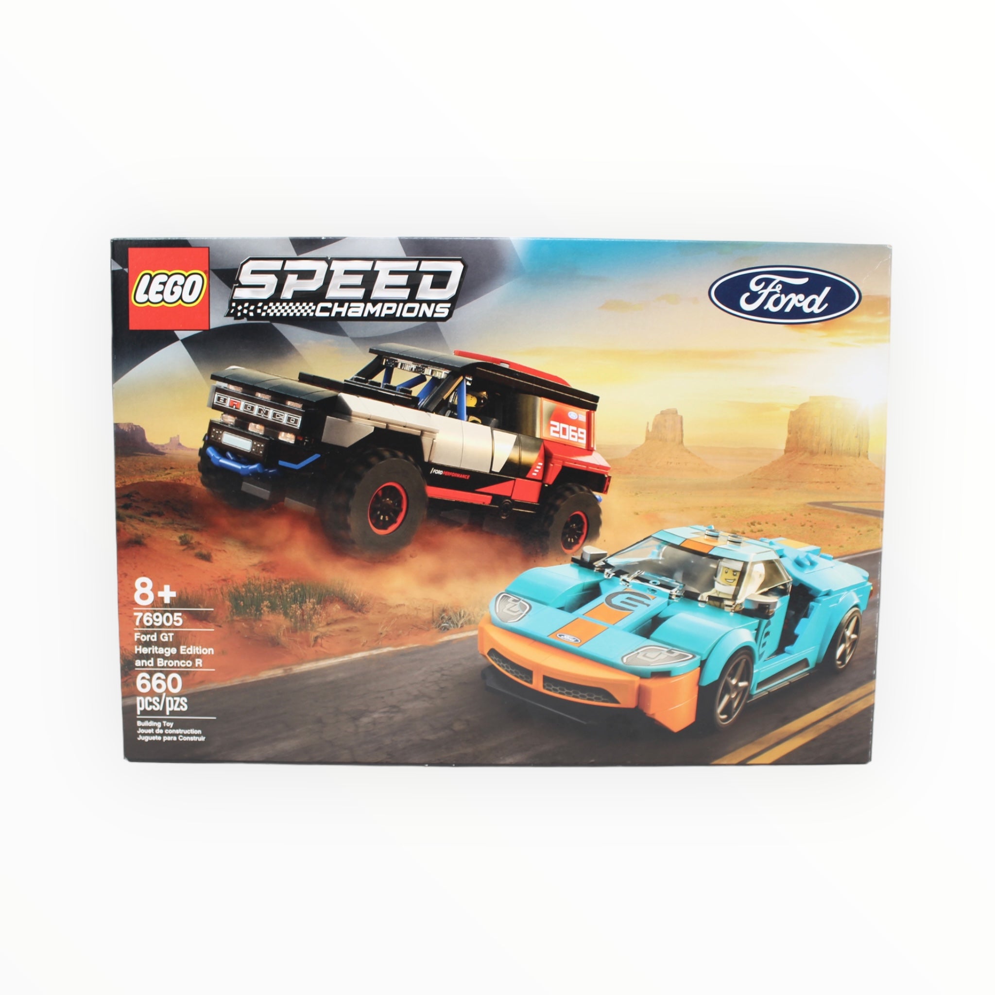 Certified Used Set 76905 Speed Champions Ford GT Heritage Edition & Bronco R
