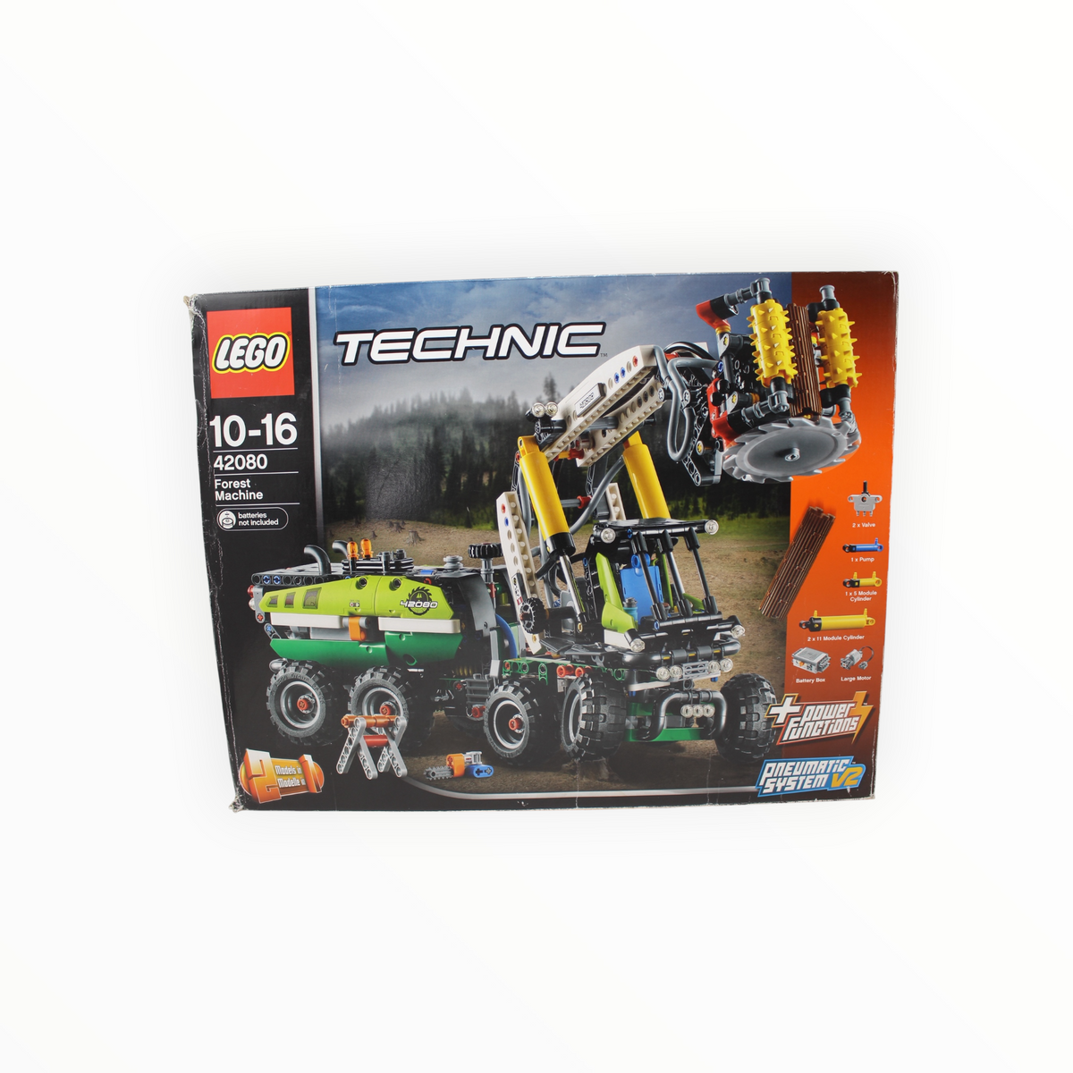 Certified Used Set 42080 Technic Forest Machine (open box, sealed bags, damaged box)