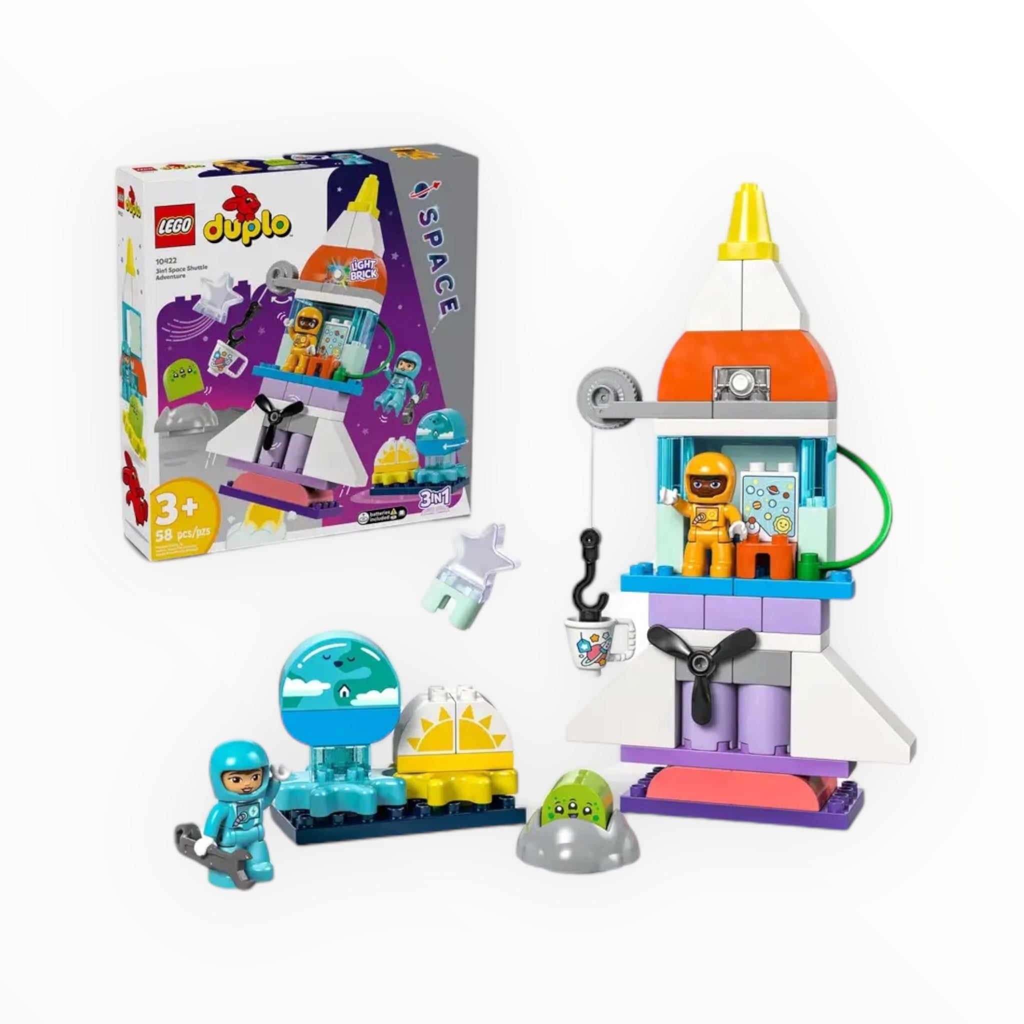 10422 DUPLO 3in1 Space Shuttle Adventure