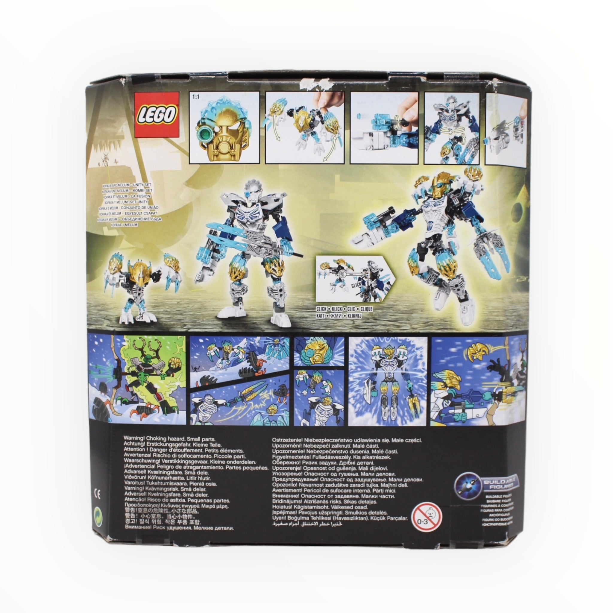 Retired Set 71311 Bionicle Kopaka and Melum Unity Set (damaged box)