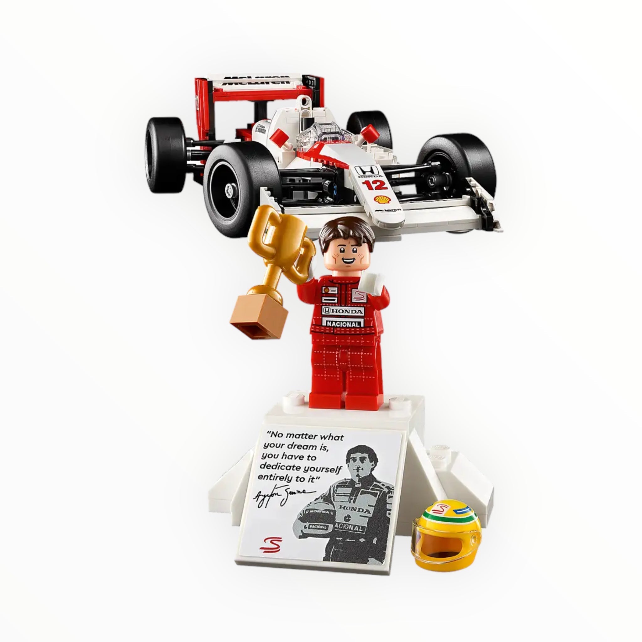 10330 Icons McLaren MP4/4 & Ayrton Senna (some box damage)