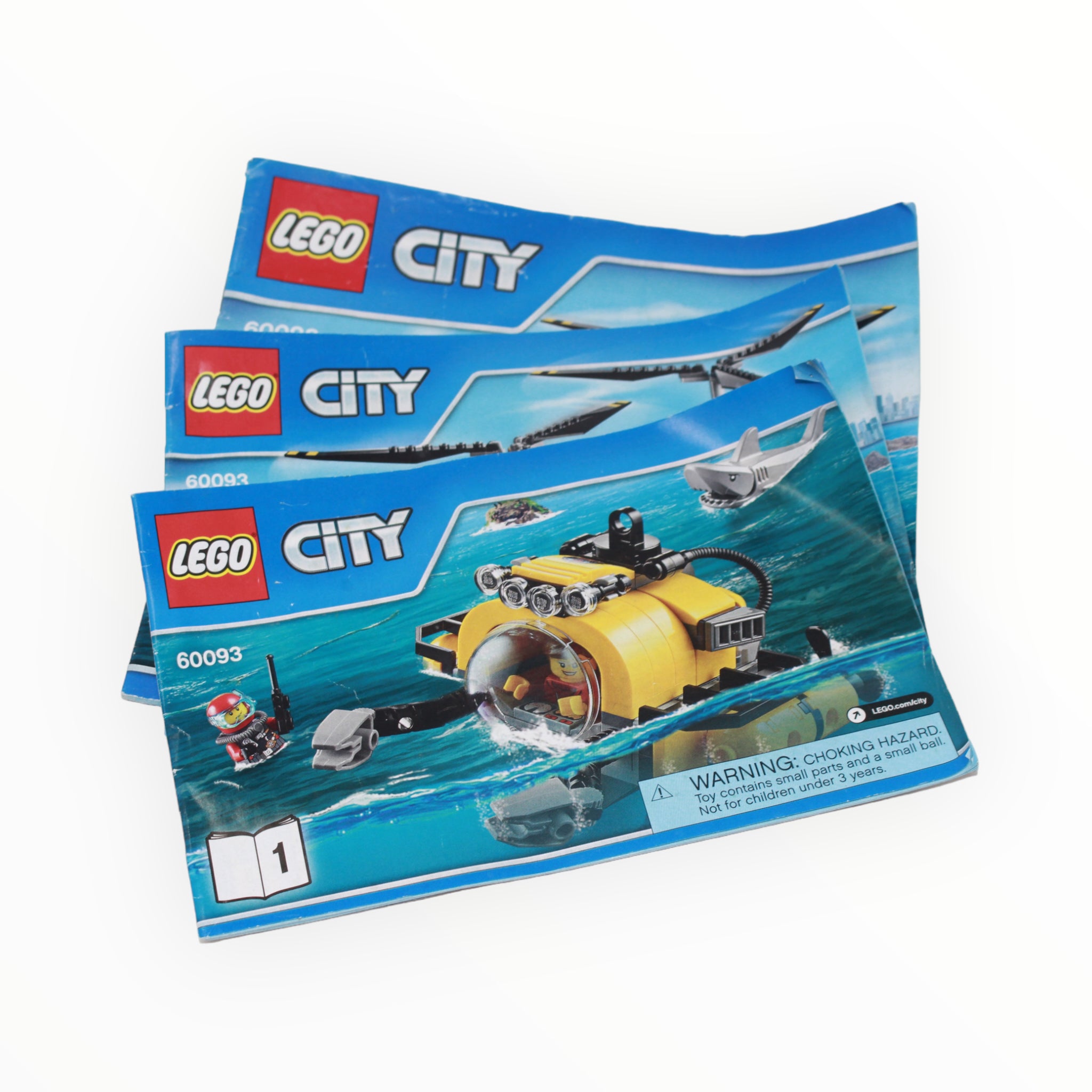 Used Set 60093 City Deep Sea Helicopter