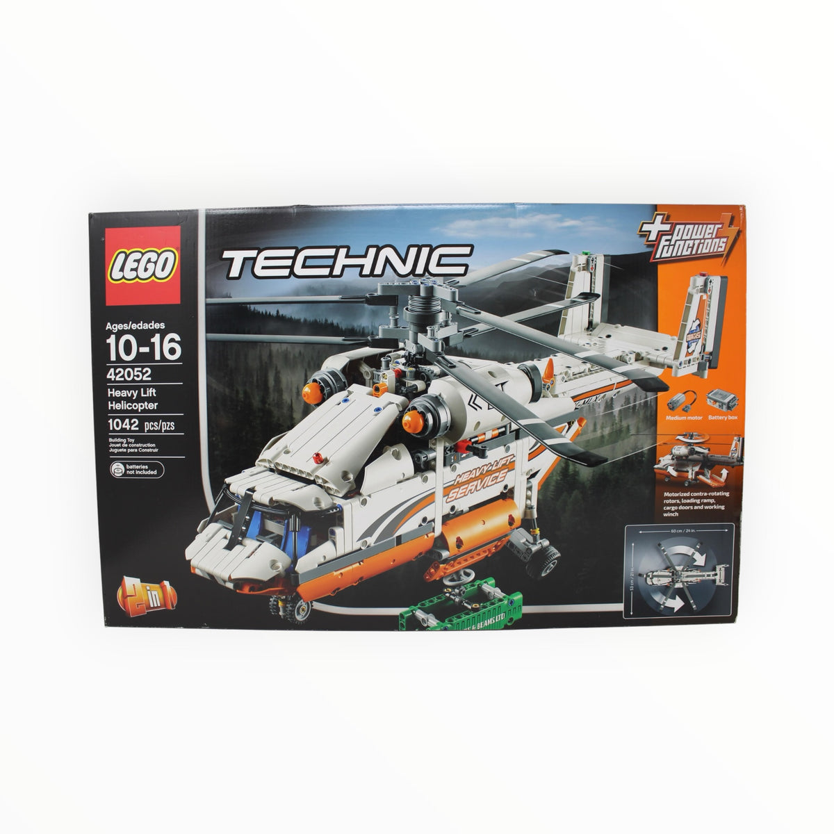 Retired Set 42052 Technic Heavy Lift Helicopter (some box damage)