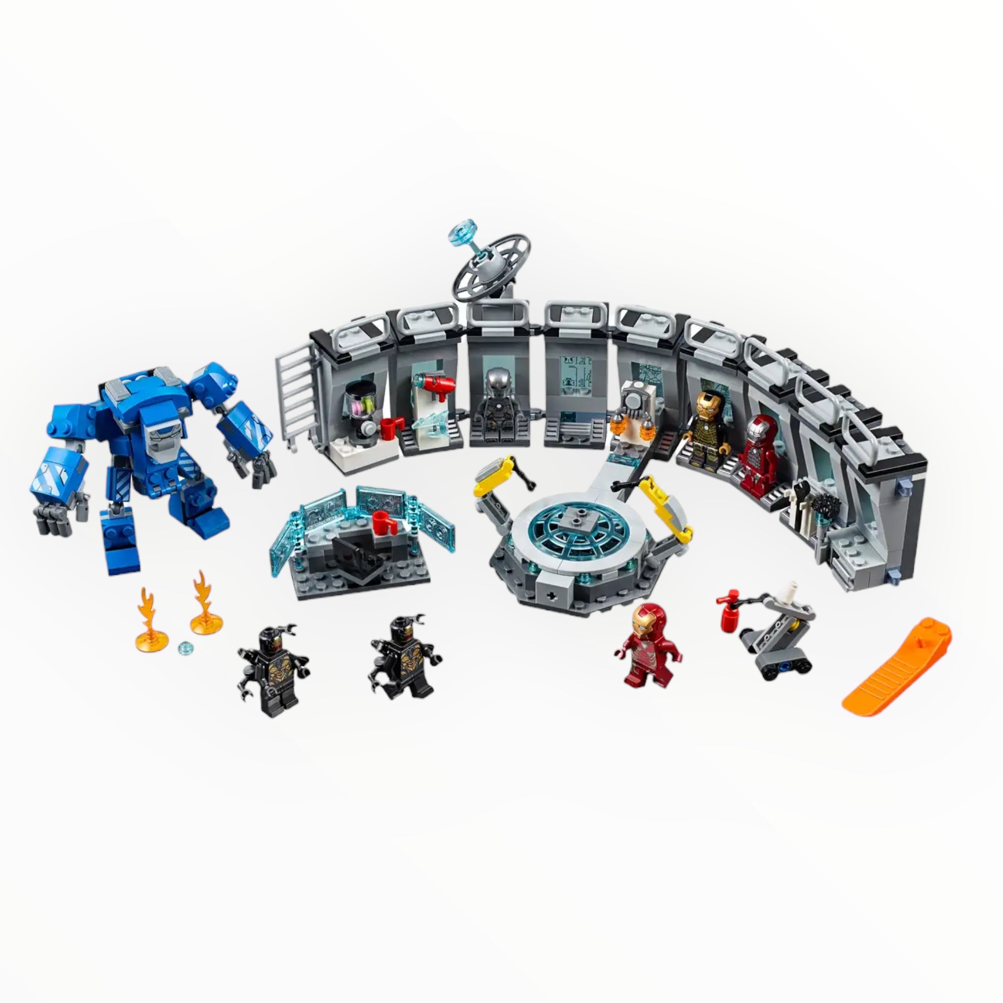 Retired Set 76125 Marvel Avengers Iron Man Hall of Armor