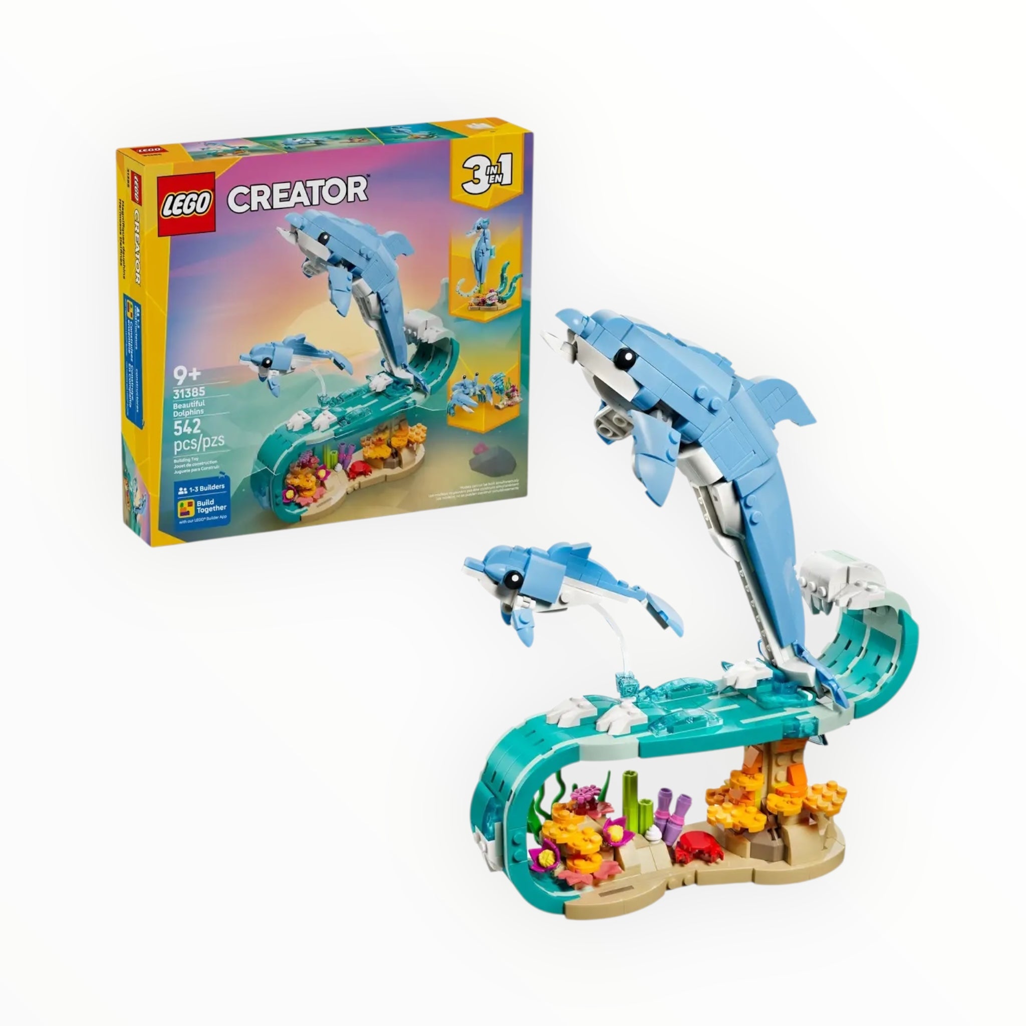 31385 Creator Sea Animals: Beautiful Dolphins