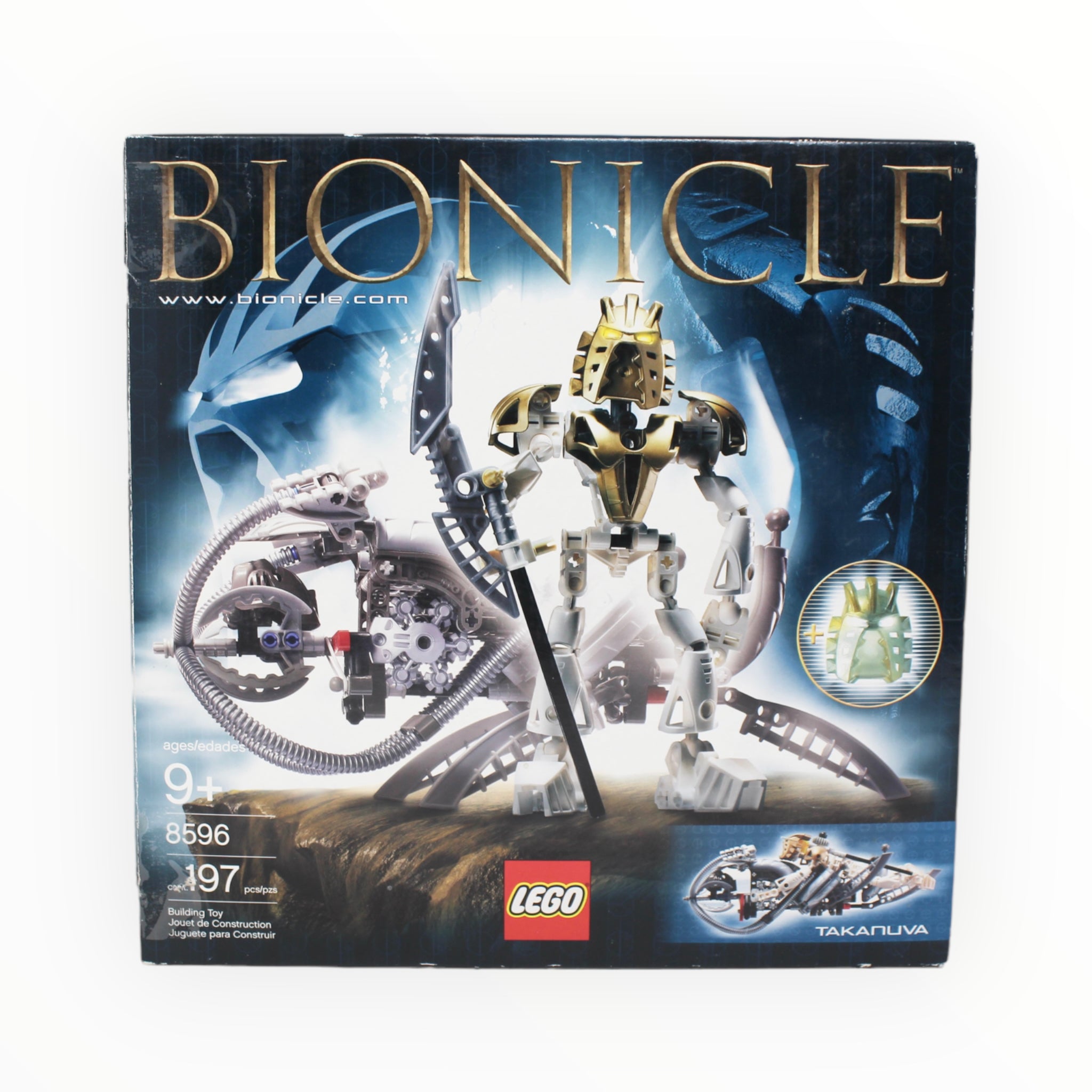 Certified Used Set 8596 Bionicle Takanuva