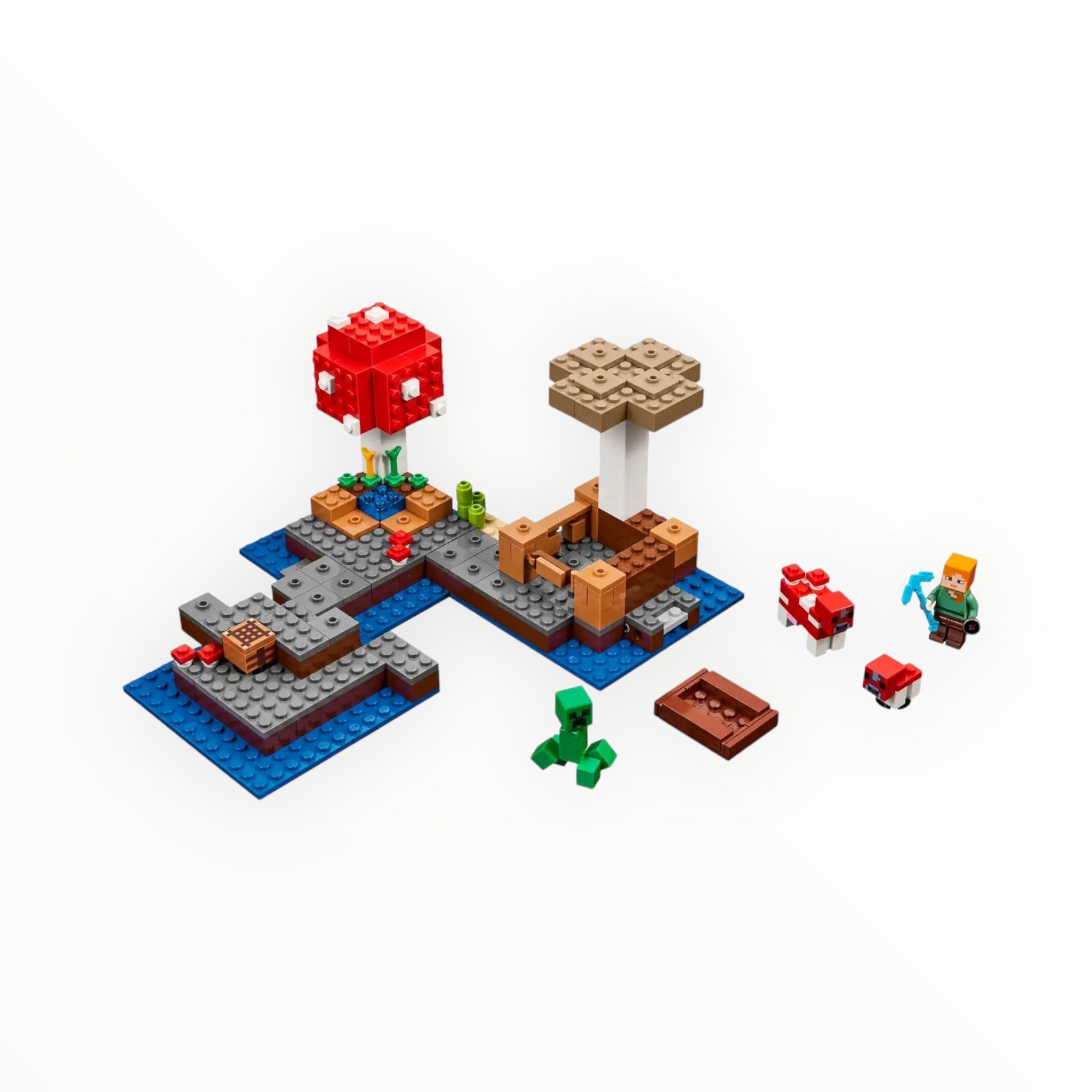 Retired Set 21129 Minecraft The Mushroom Island (damaged box)