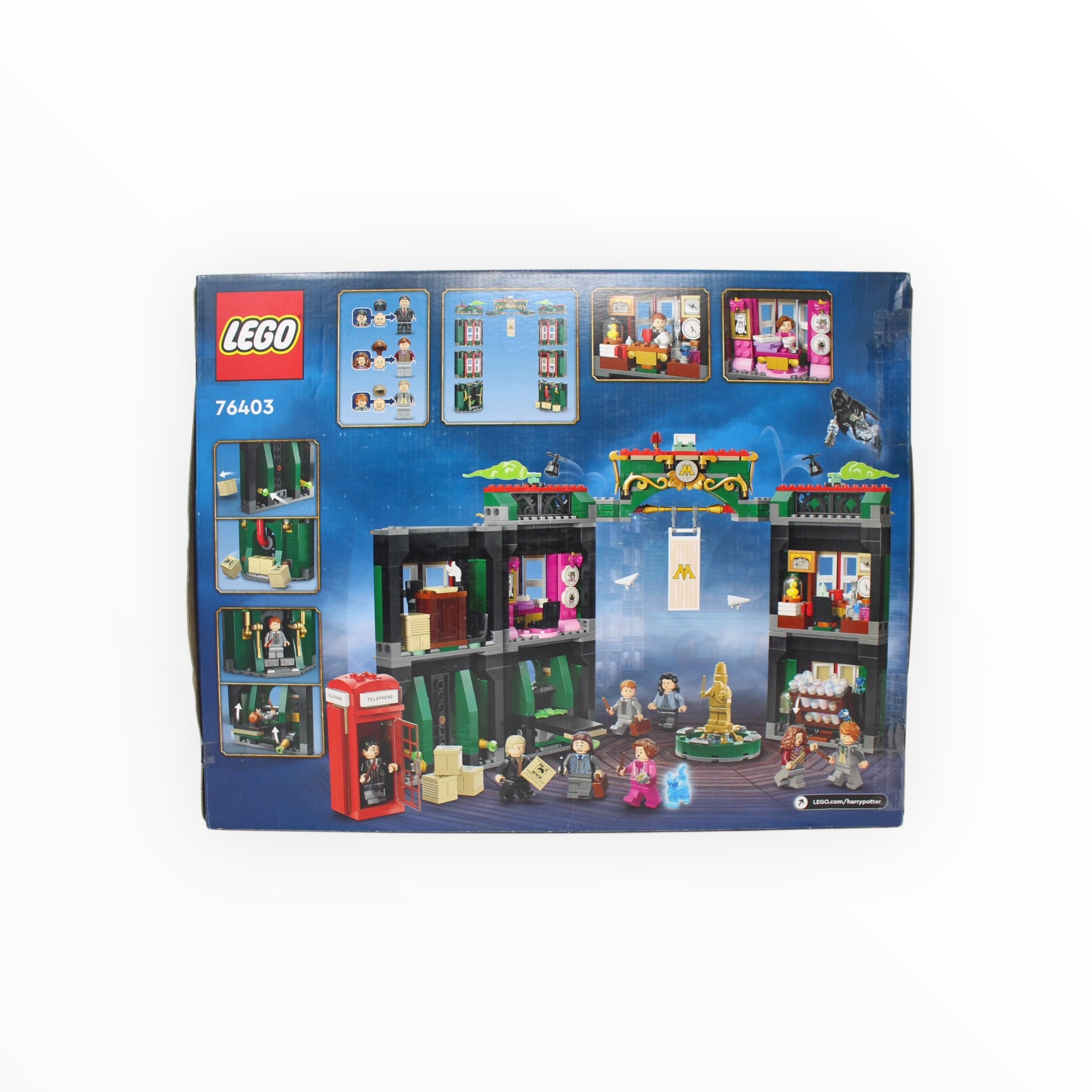 Certified Used Set 76403 Harry Potter The Ministry of Magic (open box, sealed bags)