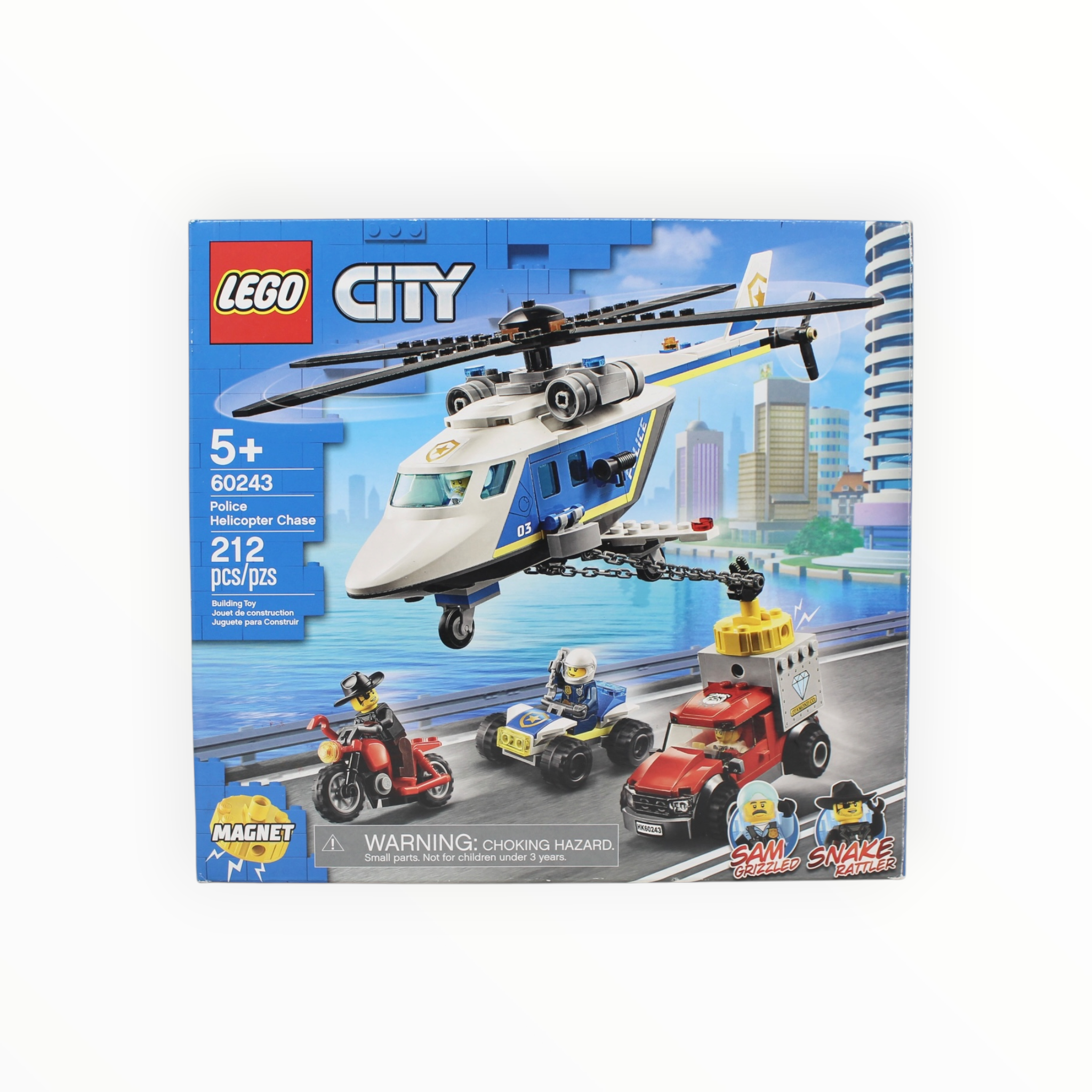 Certified Used Set 60243 City Police Helicopter Chase