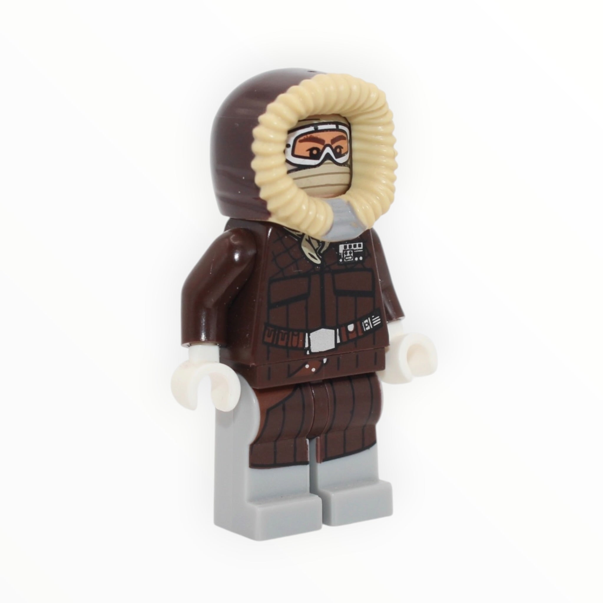 Han Solo (Hoth, dark brown outfit, snow goggles with tan bandana, 2013)