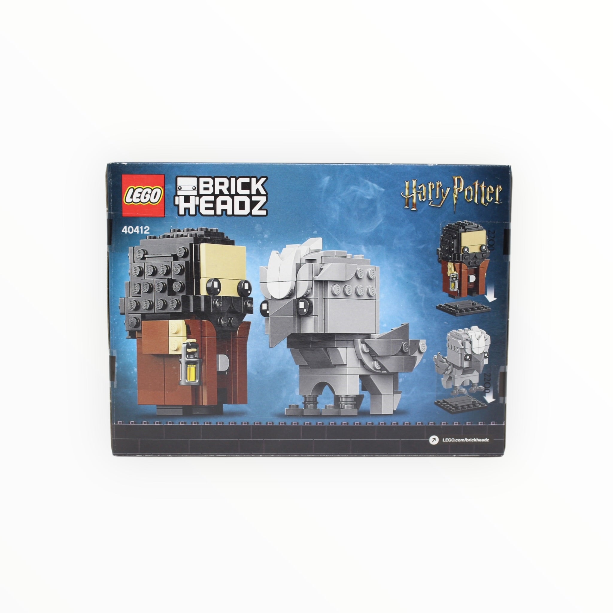 Retired Set 40412 Harry Potter BrickHeadz Hagrid & Buckbeak (slight box damage)