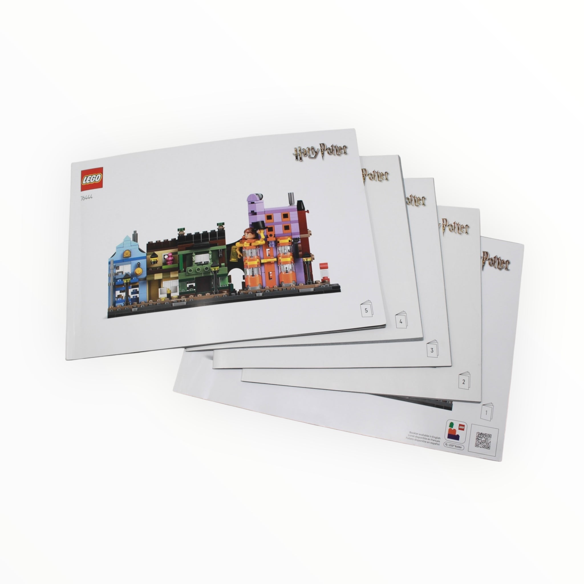 Used Set 76444 Harry Potter Diagon Alley Wizarding Shops