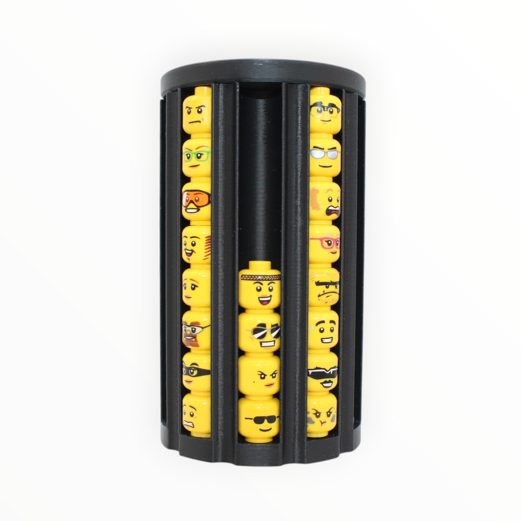 Brick Bees Minifig Head Storage - 80 Count