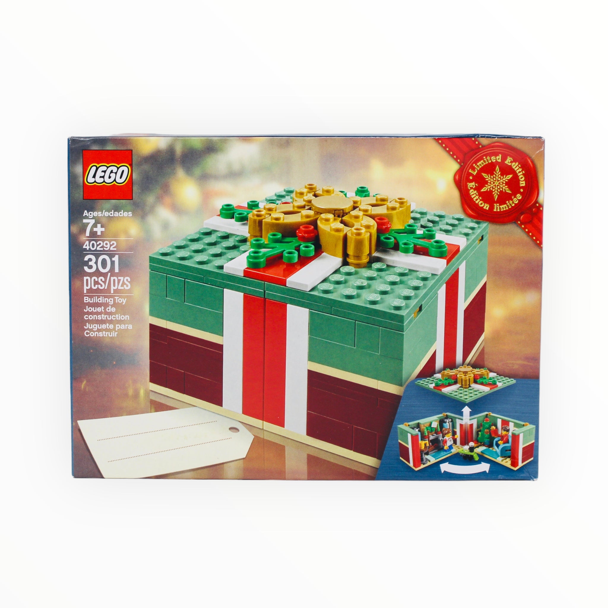 Retired Set 40292 LEGO Buildable Holiday Present
