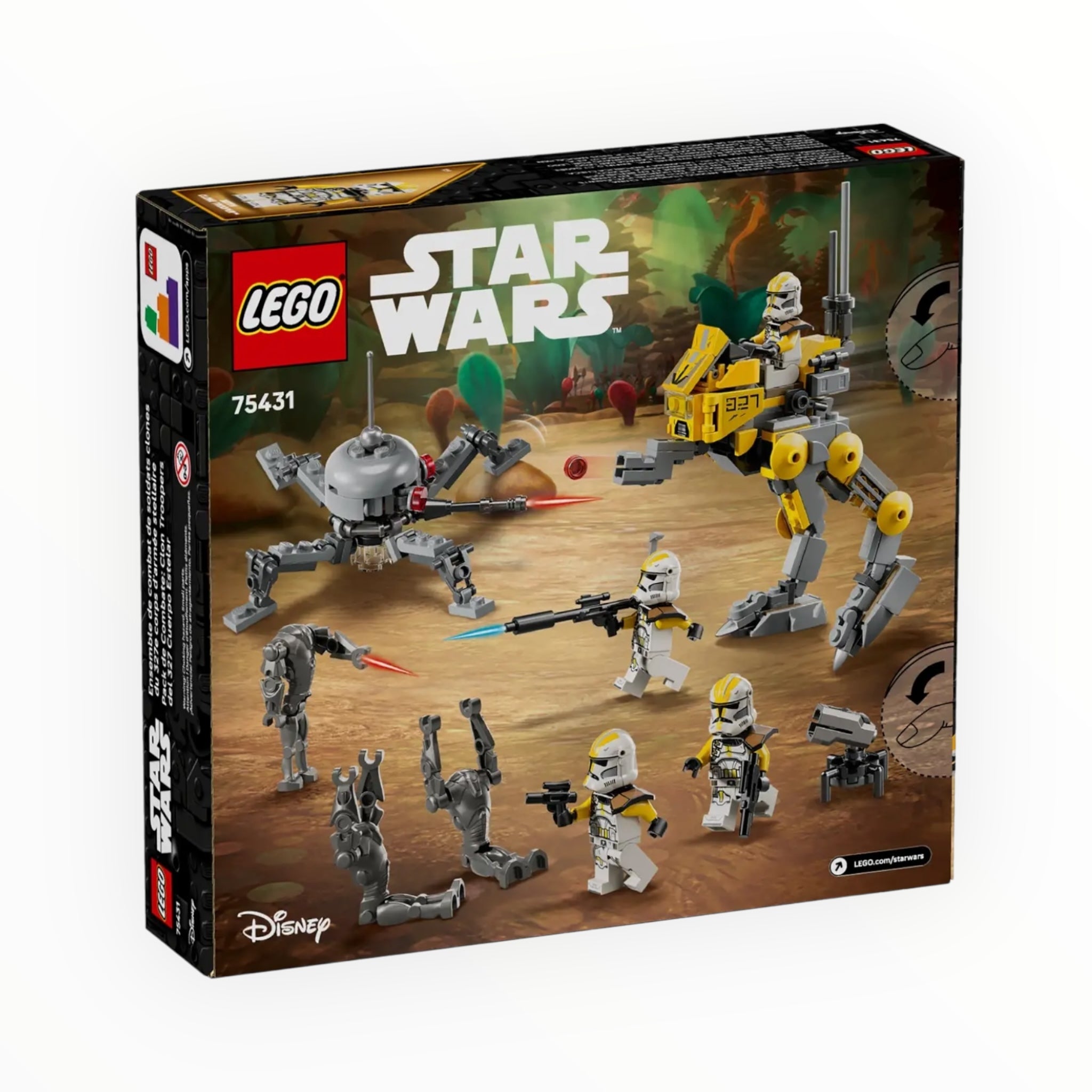 75431 Star Wars 327th Star Corps Clone Trooper Battle Pack