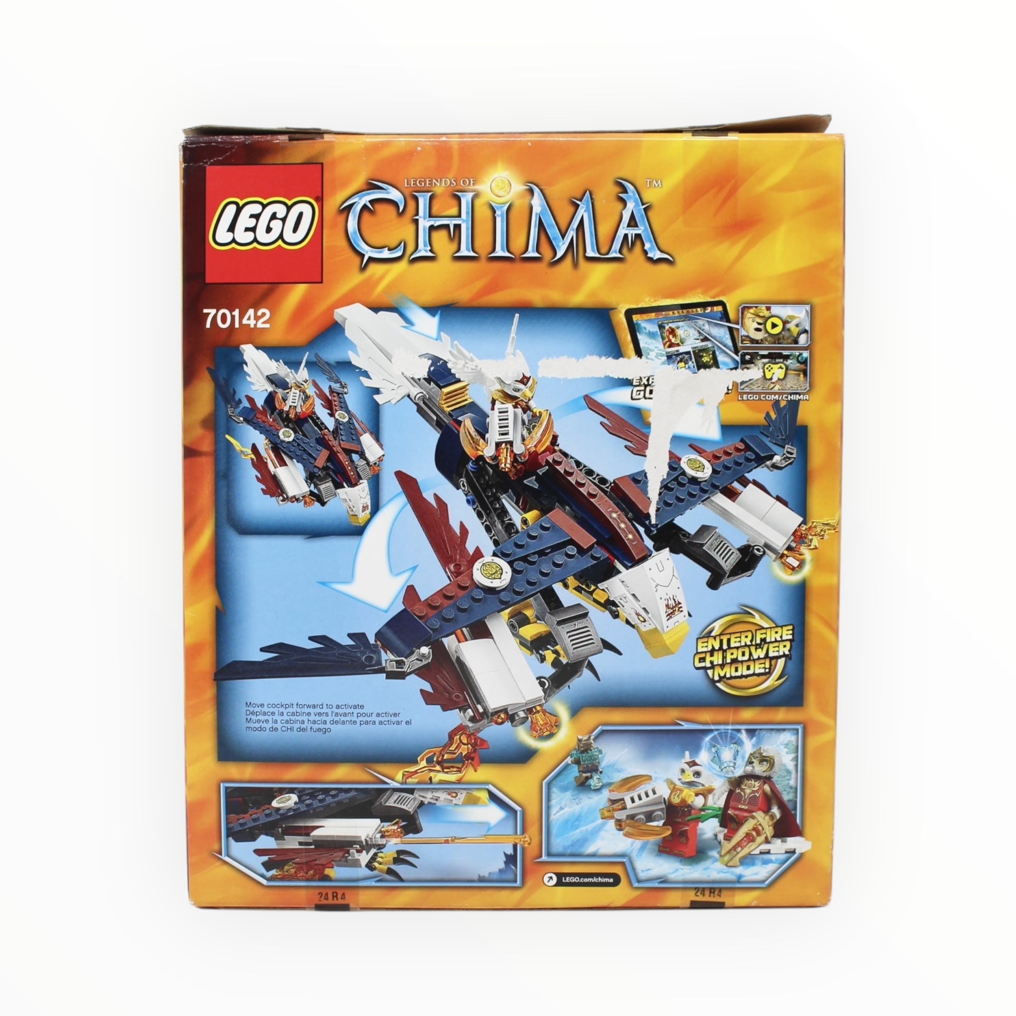 Certified Used Set 70142 Chima Eris’ Fire Eagle Flyer