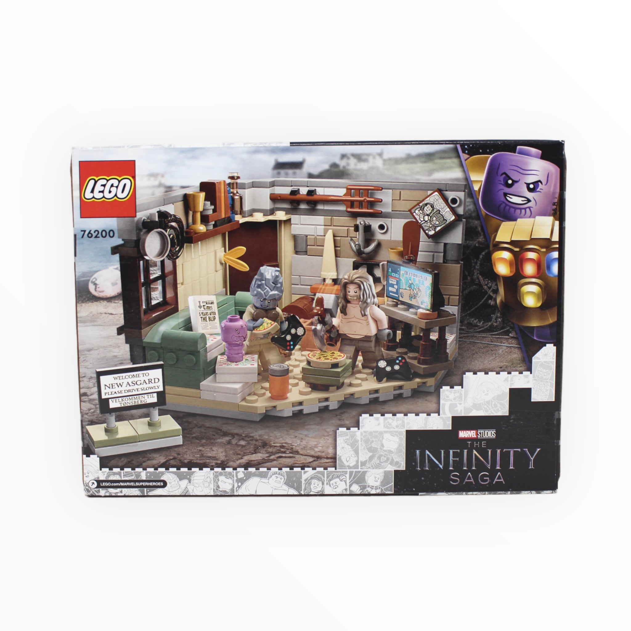 Retired Set 76200 Infinity Saga Bro Thor’s New Asgard