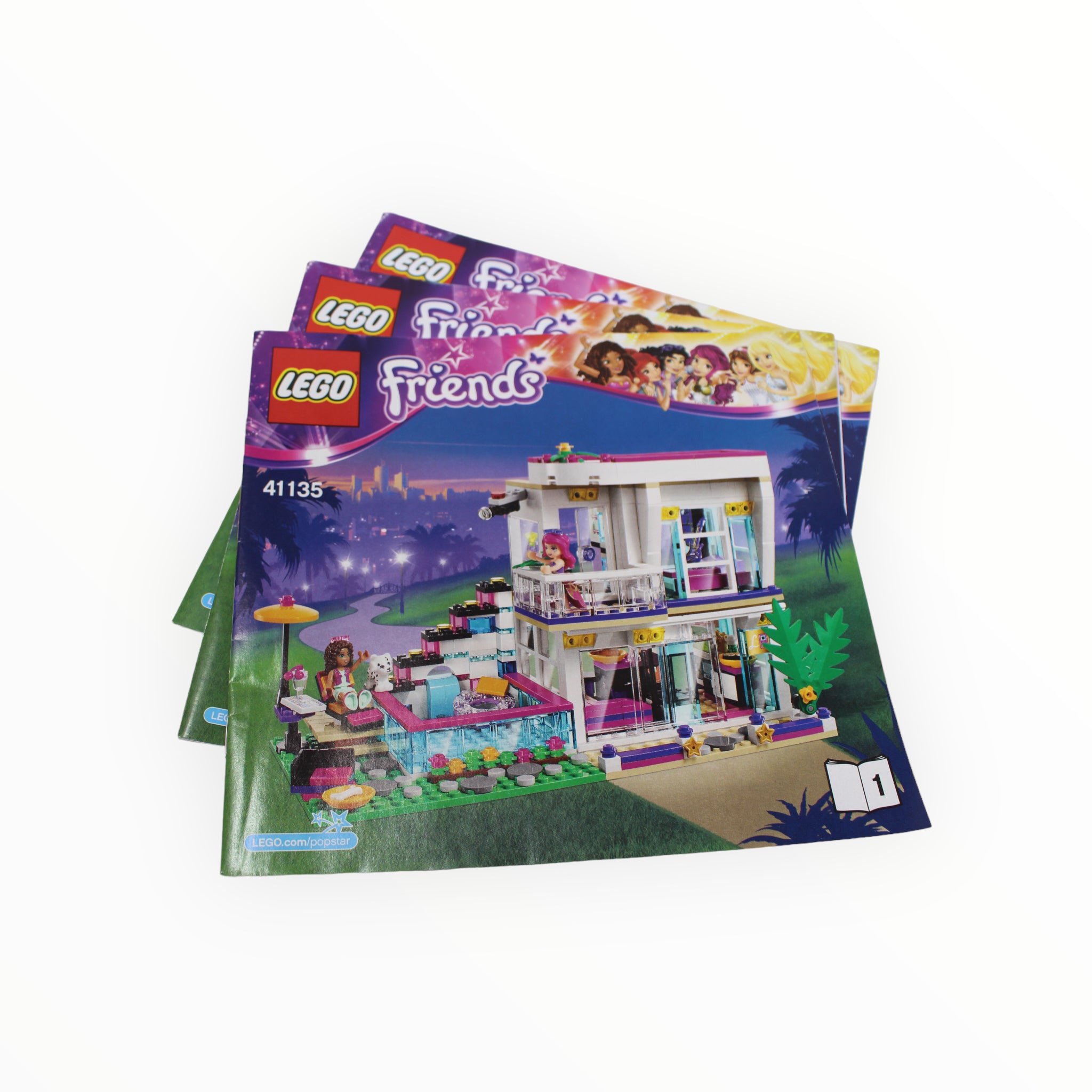 Used Set 41135 Friends Livis Pop Star House