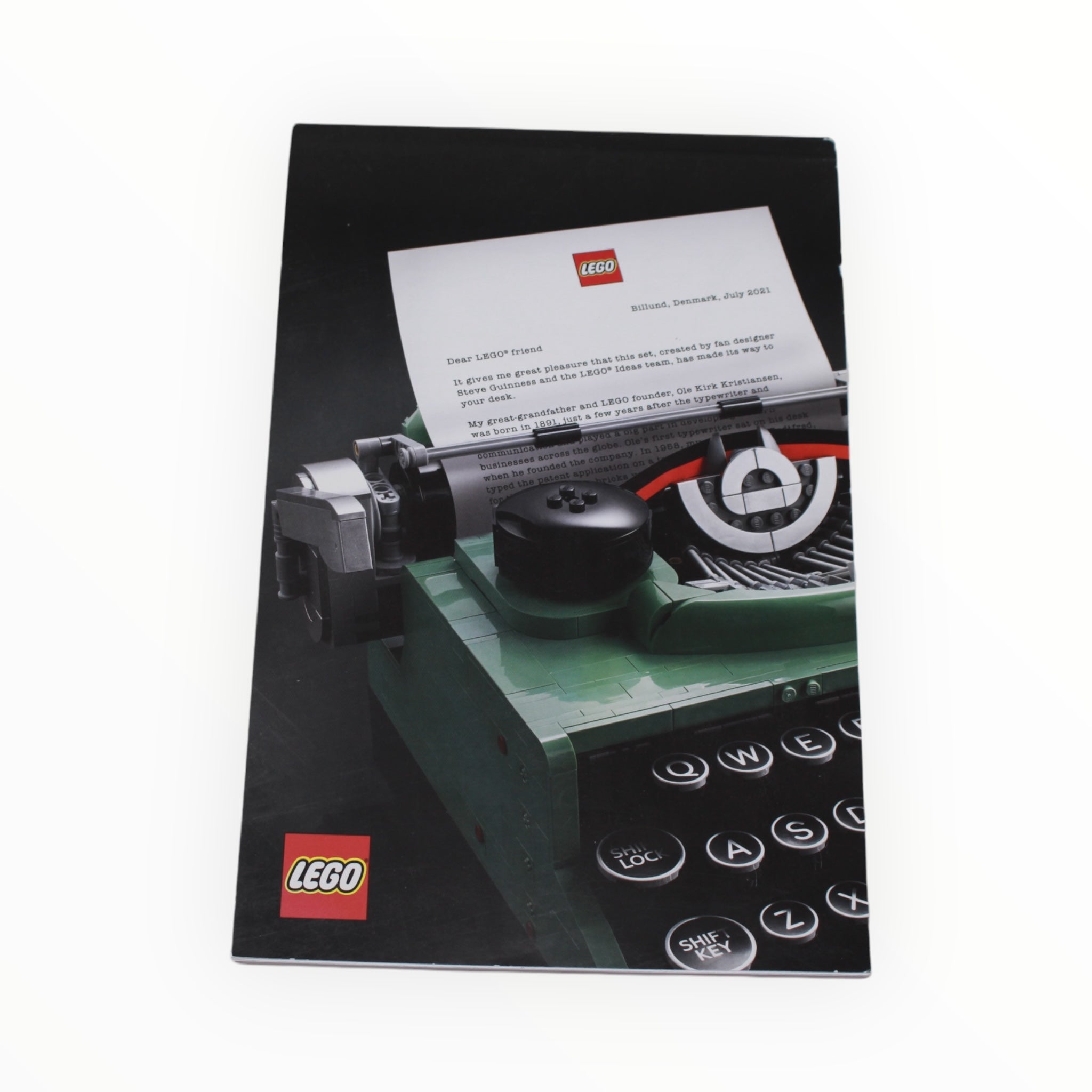 Used Set 21327 LEGO Ideas Typewriter