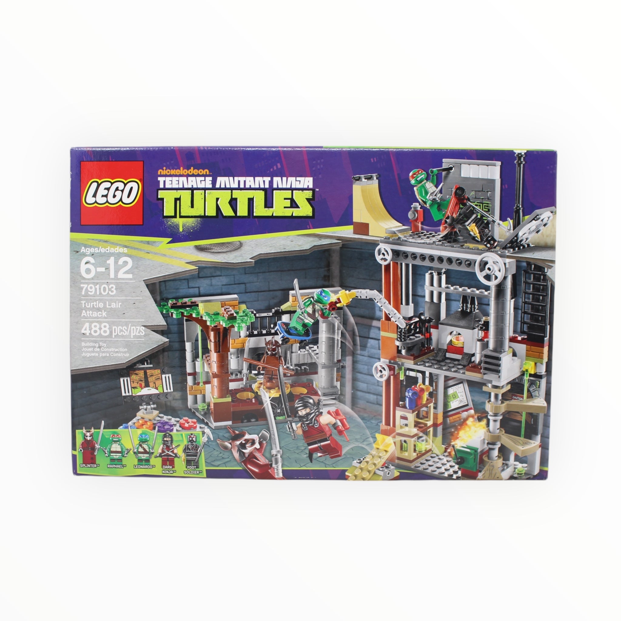 Retired Set 79103 Teenage Mutant Ninja Turtles Turtle Lair Attack