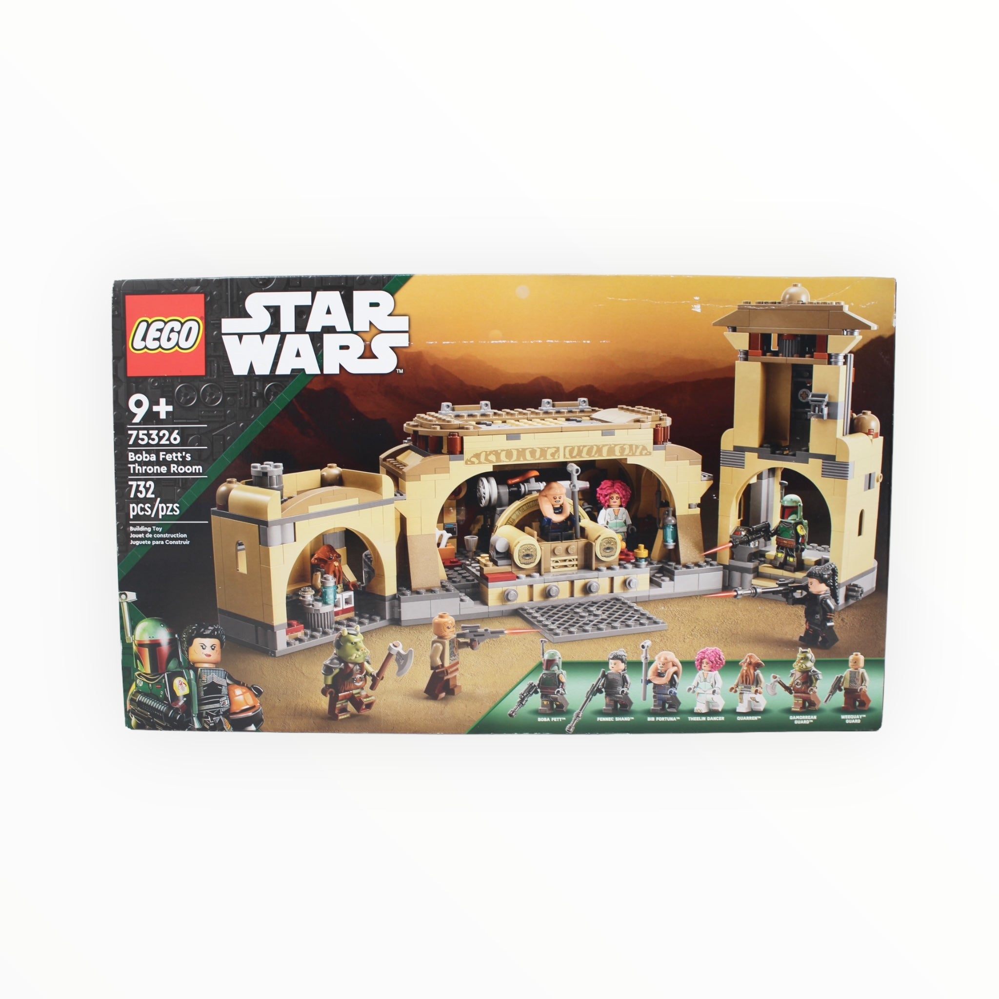Retired Set 75326 Star Wars Boba Fett’s Throne Room