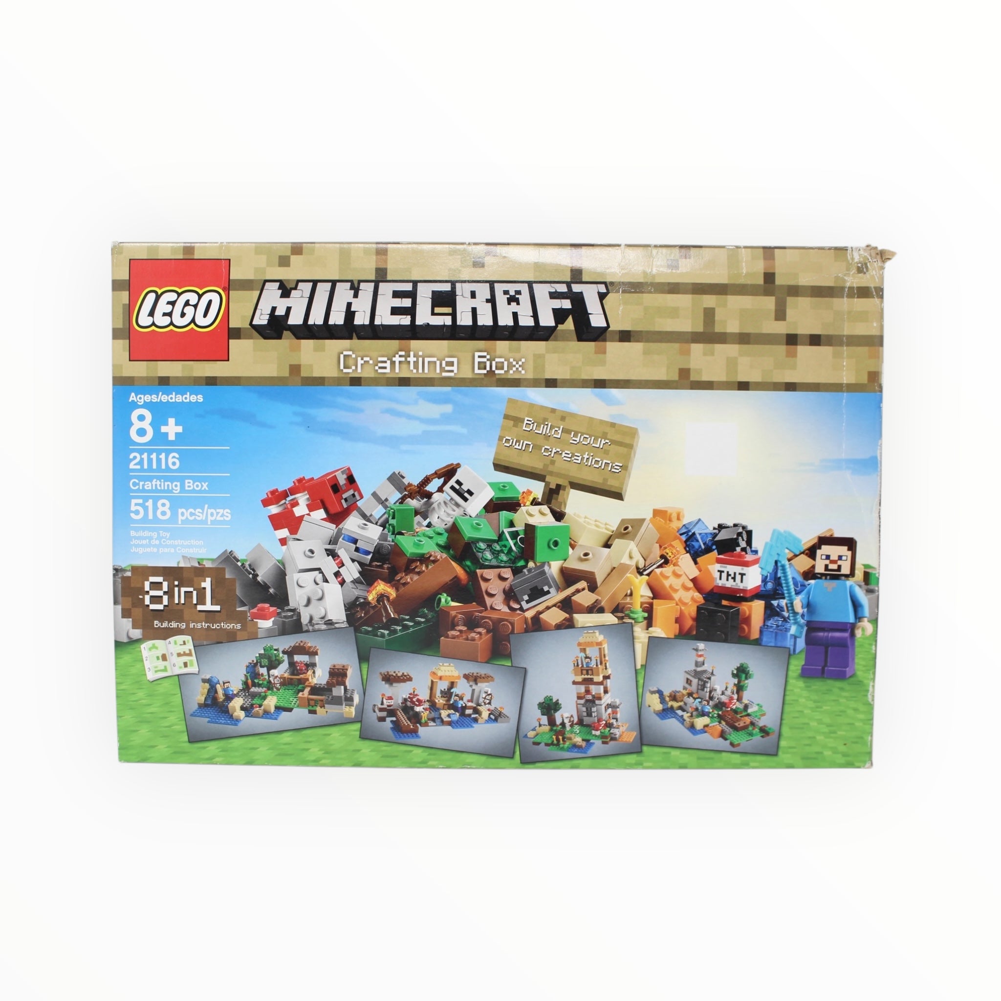 Retired Set 21116 Minecraft Crafting Box (damaged box)