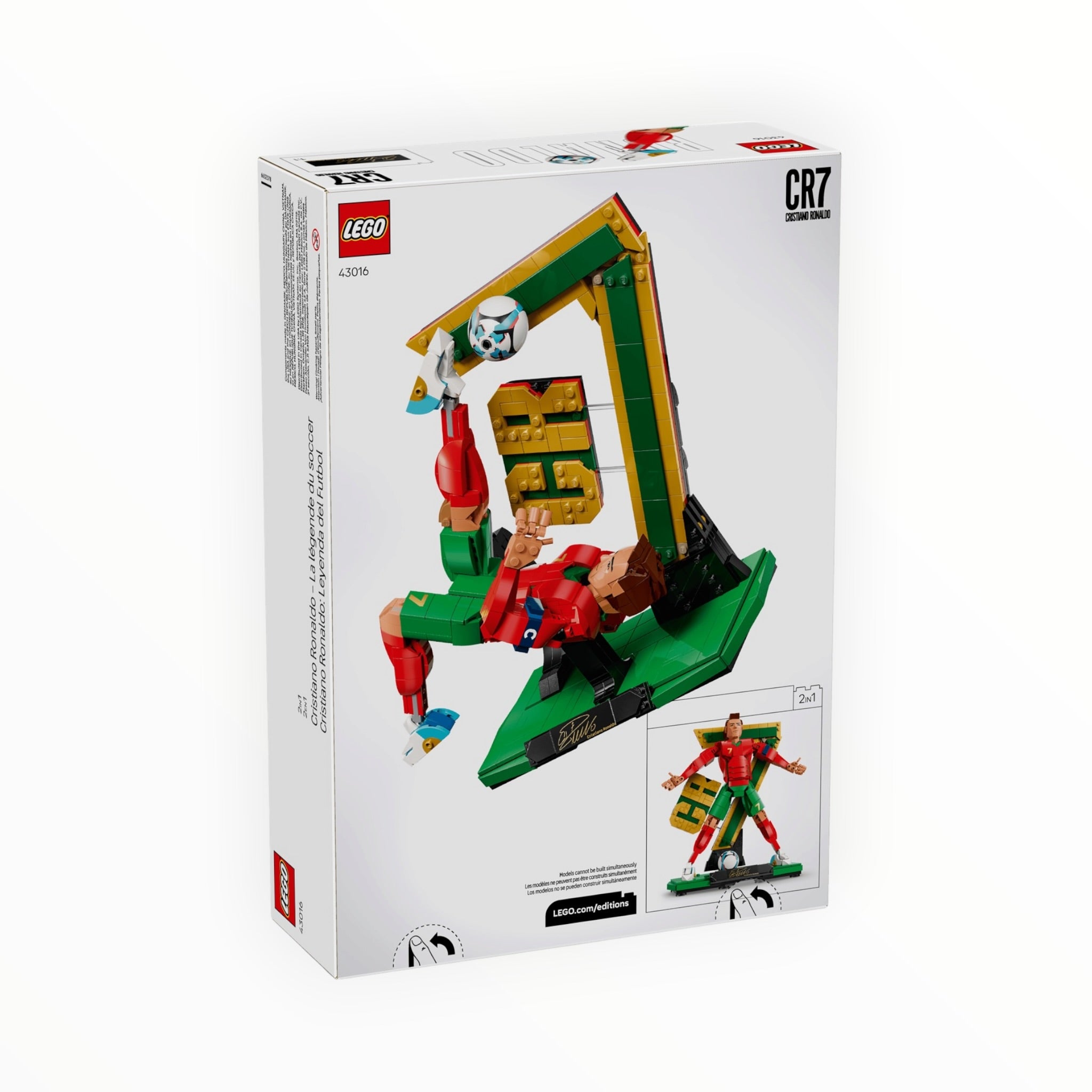 43016 LEGO Editions Cristiano Ronaldo – Soccer Legend
