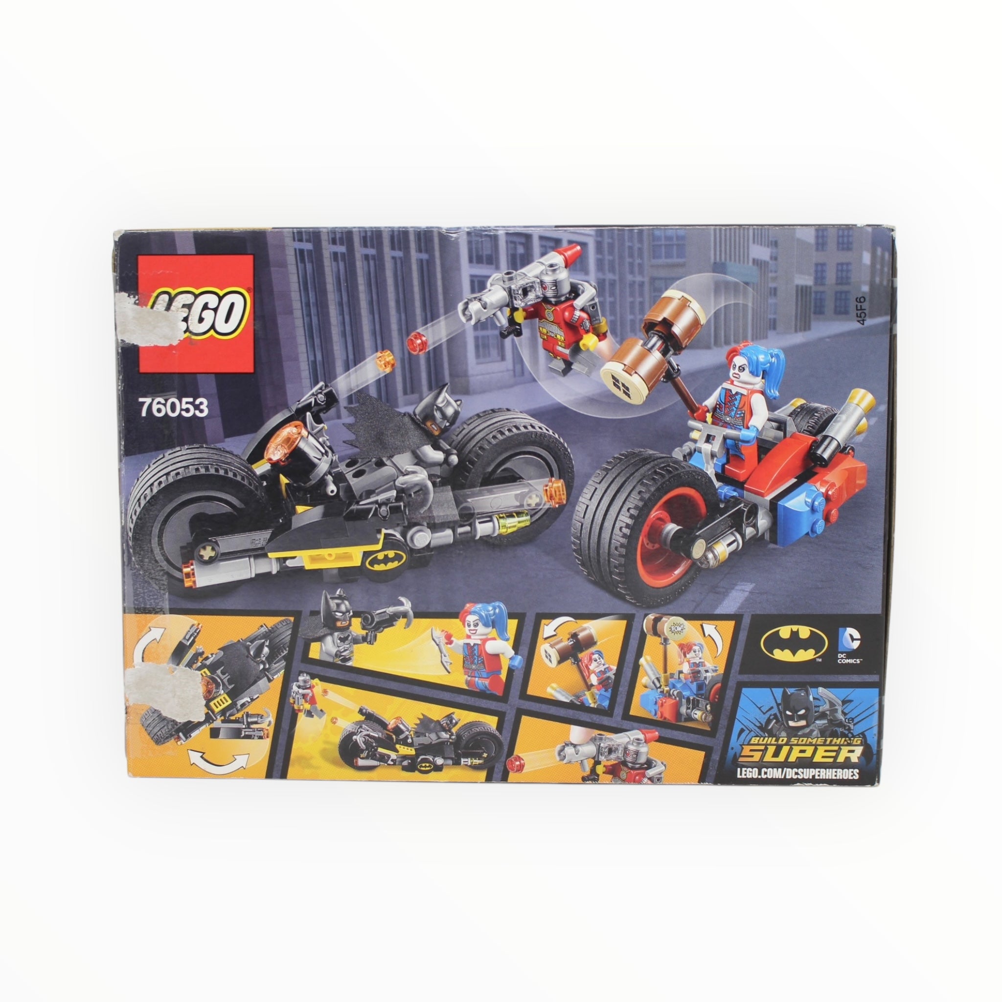 Certified Used Set 76053 DC Super Heroes Batman: Gotham City Cycle Chase (one bag sealed)