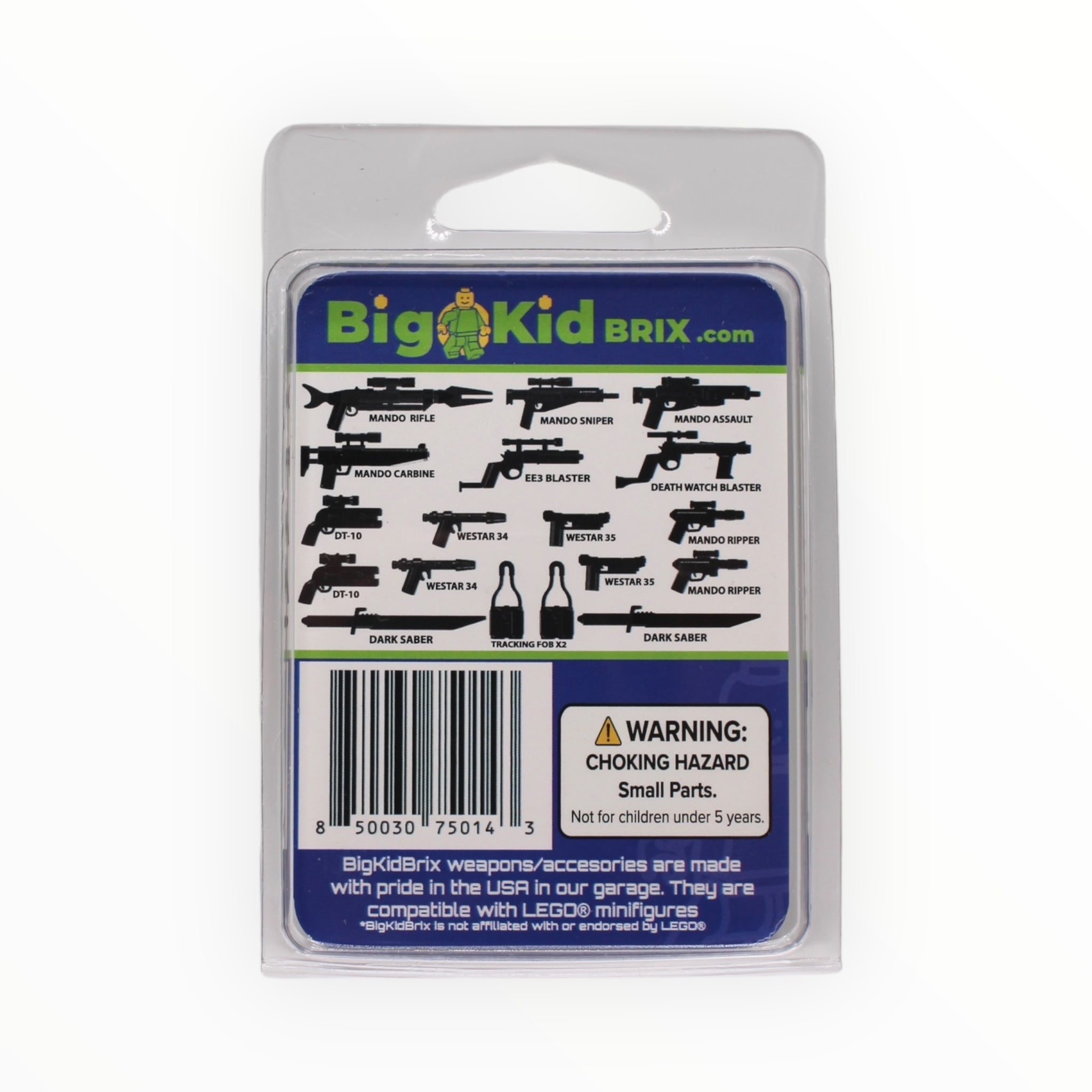 BigKidBrix Mando Weapons - Black