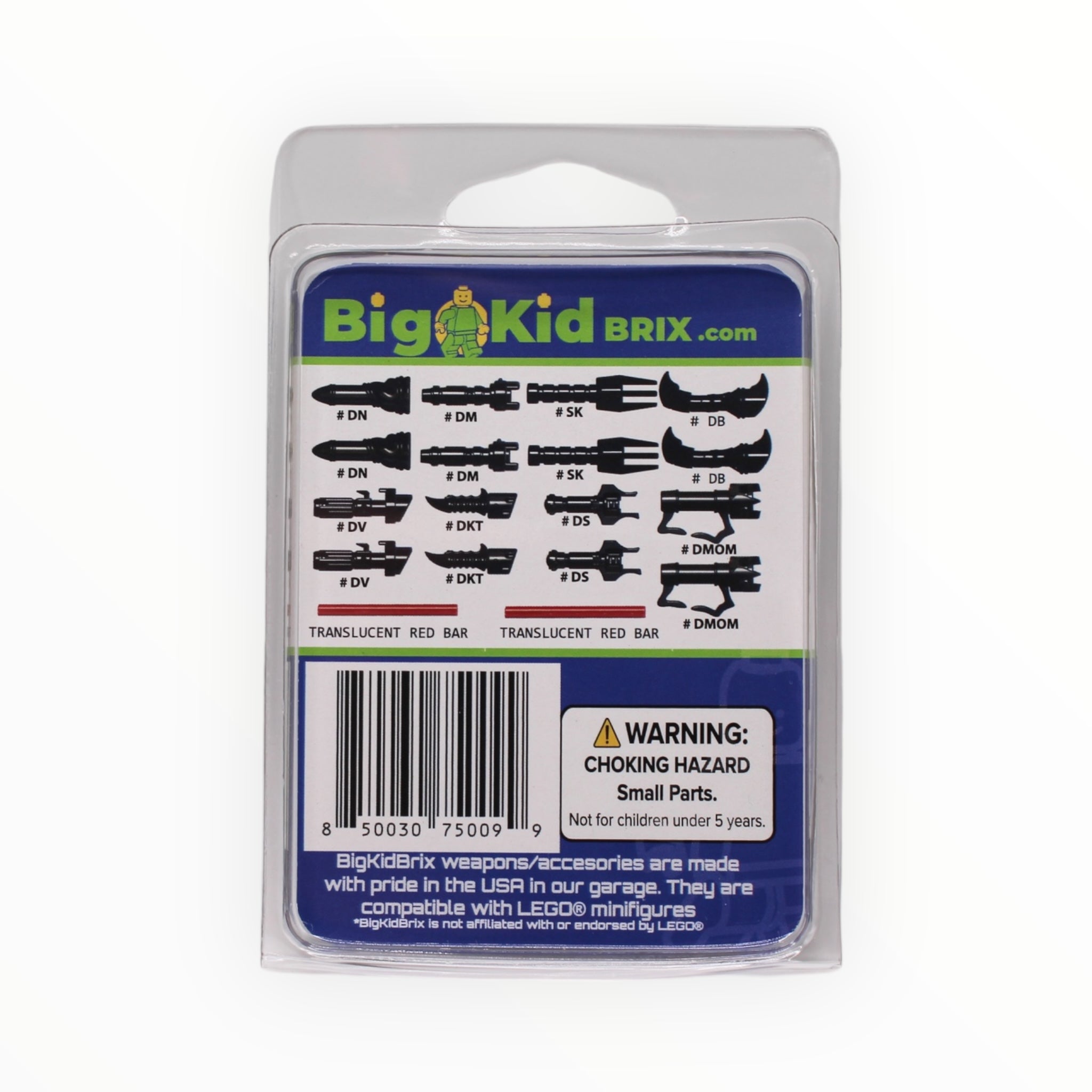 BigKidBrix Lightsabers Hero vs. Villain Hilts - Black