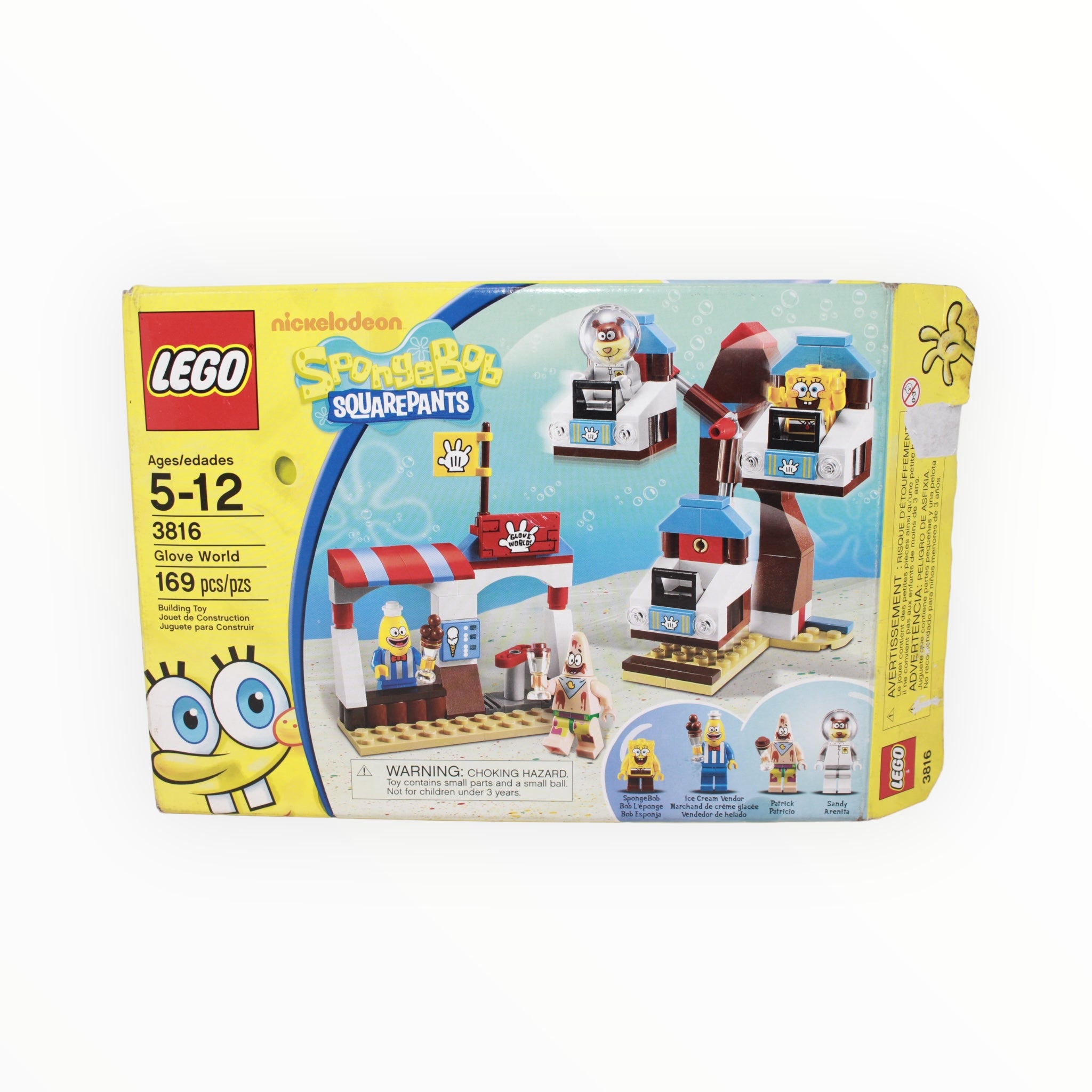 Used Set 3816 SpongeBob SquarePants Glove World