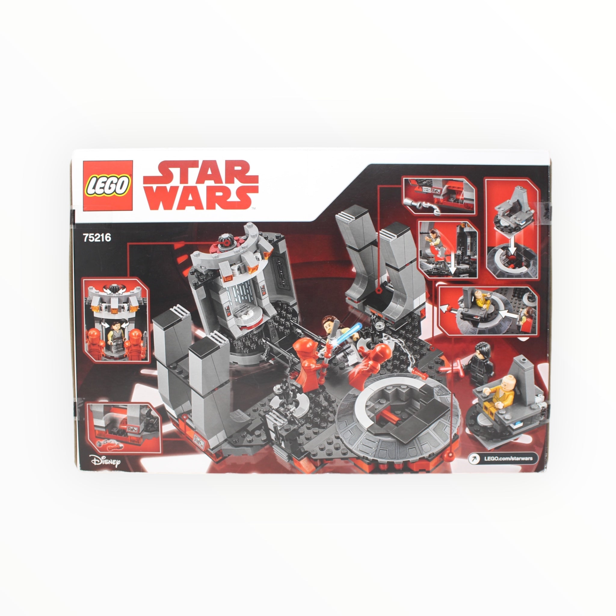Retired Set 75216 Star Wars Snoke’s Throne Room (damaged box)